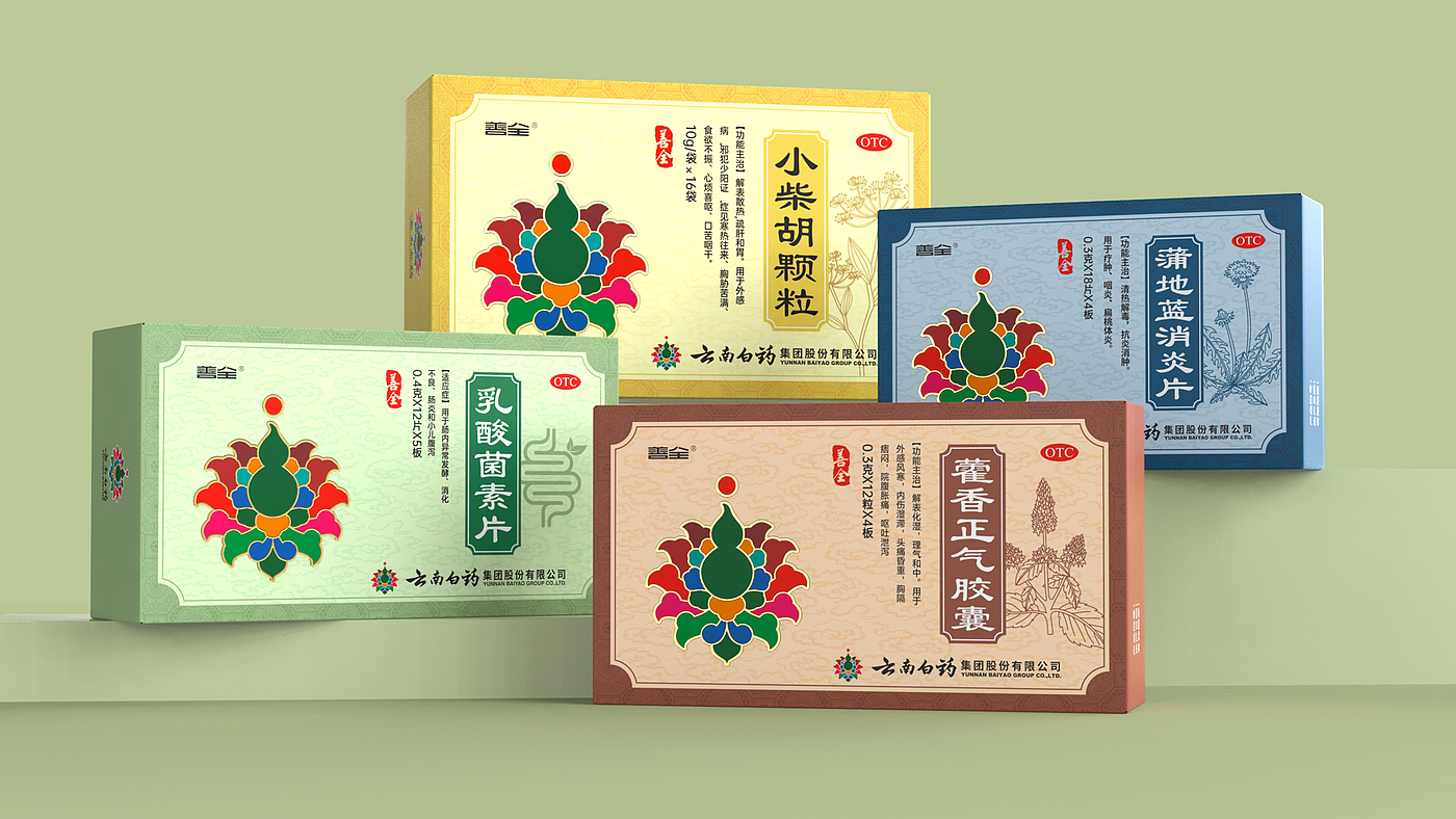Packaging of Yunnan Baiyao，Packaging Design of Chinese Medicine，Drug packaging design，