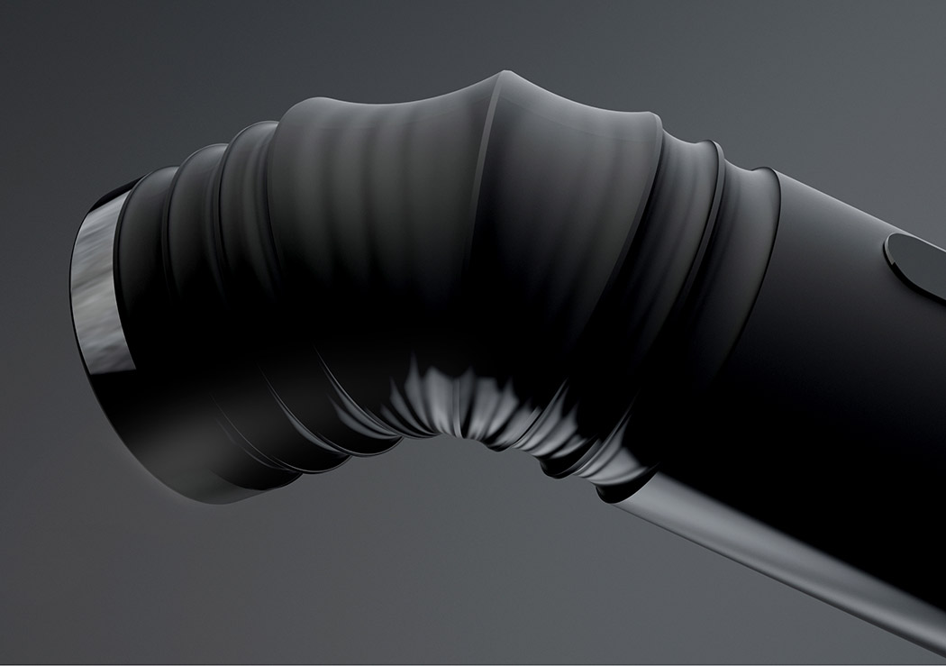 hair drier，Creative design，Scalable，conceptual design，black，