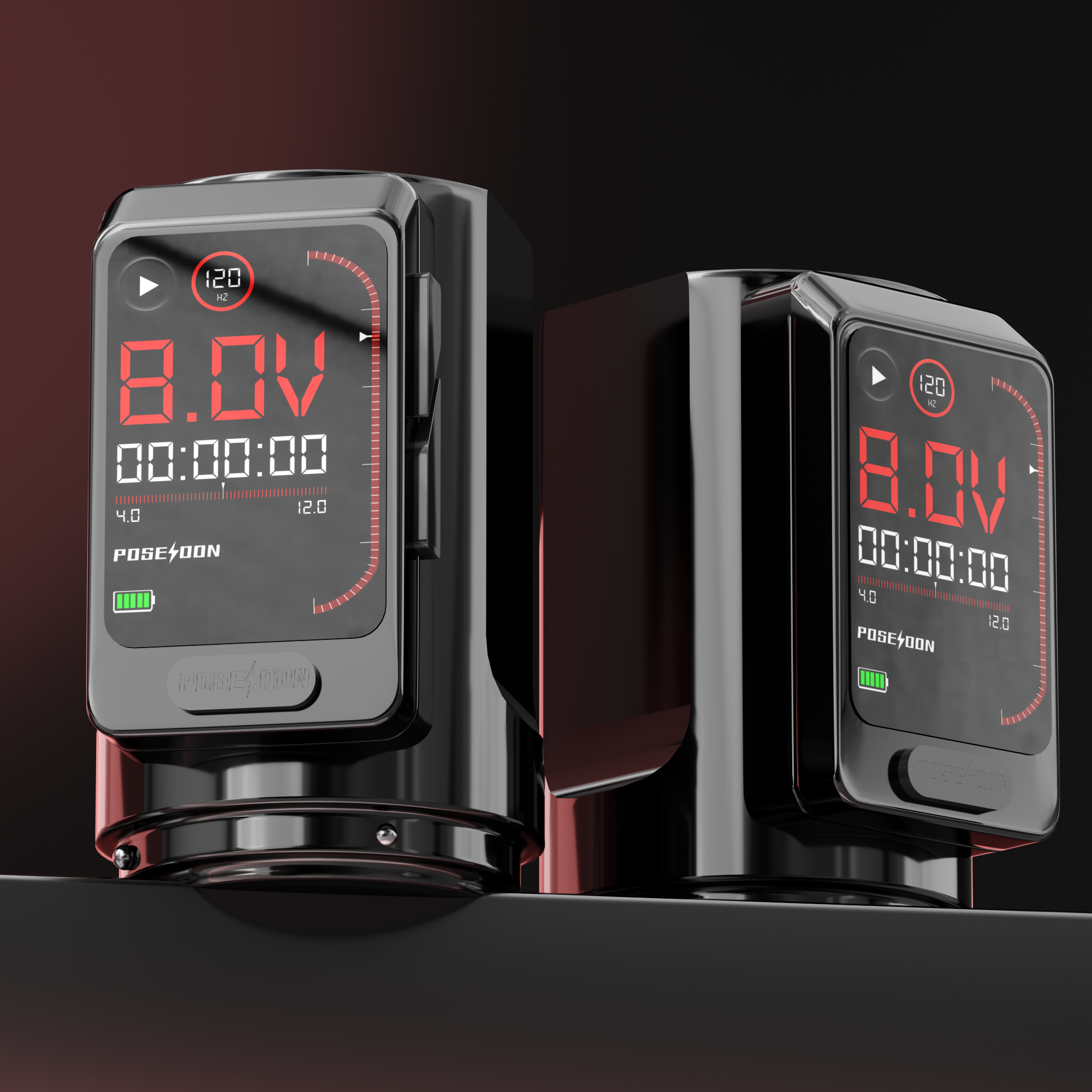 Mechanics，Tattoo Machine，product design，Appearance design，Modeling and rendering，Sense of science and technology，electroplate，