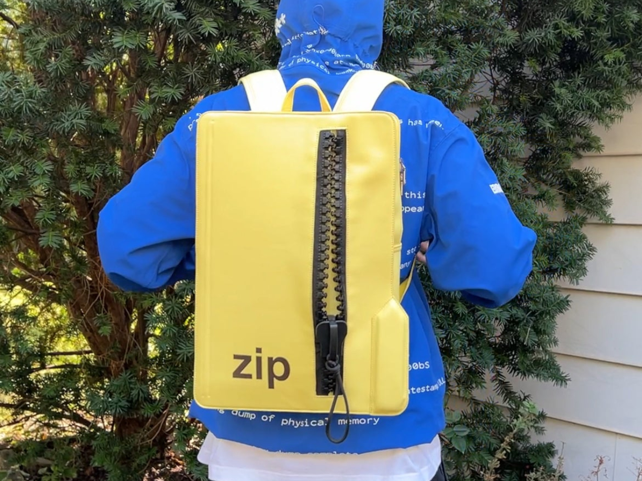 zip，Zip File Backpack，knapsack，Outdoor equipment，