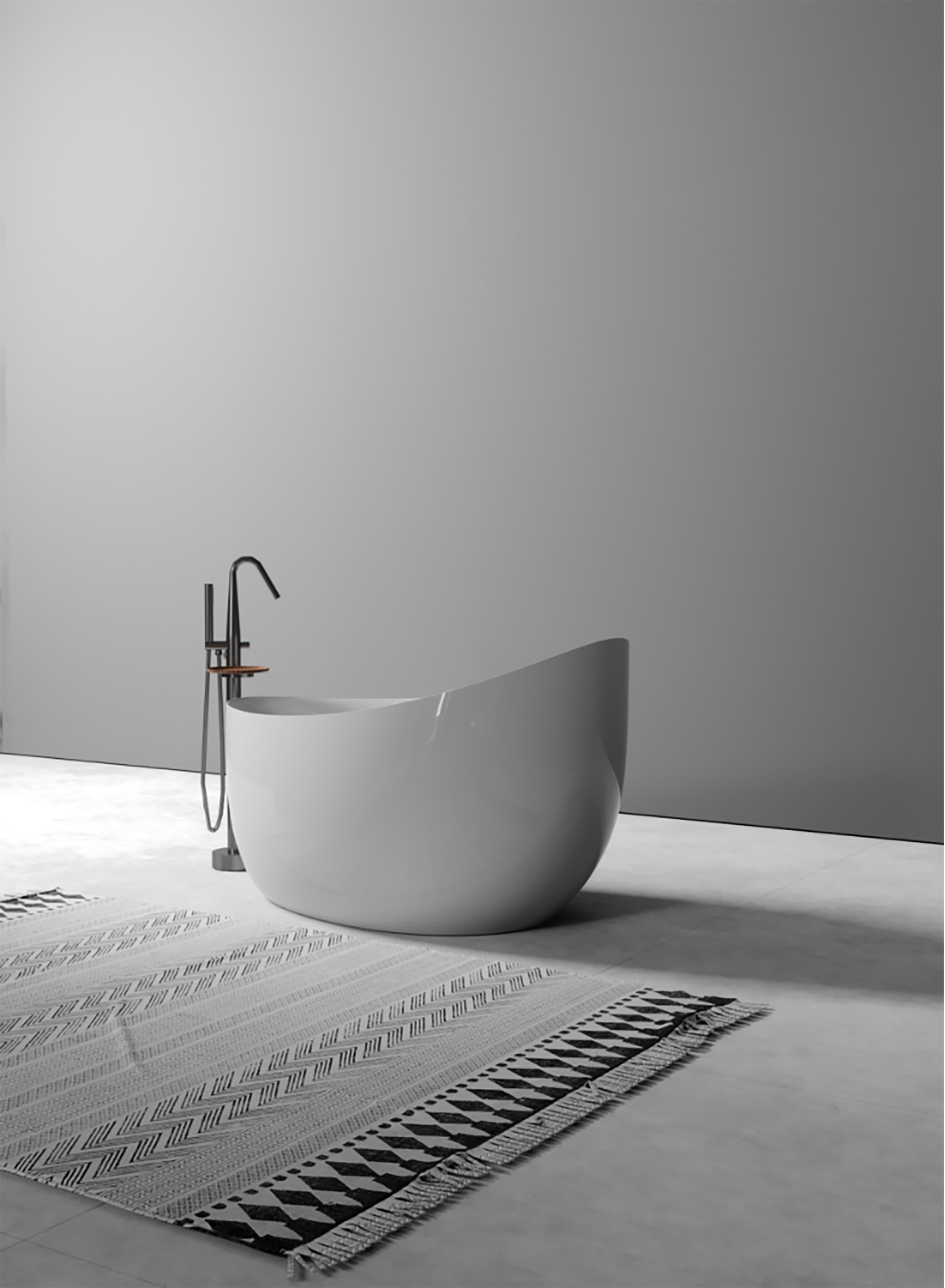bathtub; faucet; artificial stone; basin，