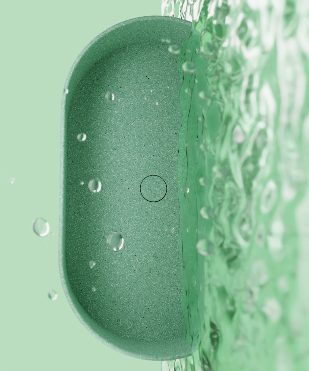 ecological stone; inorganic; environmental protection; basin; waste recycling;，