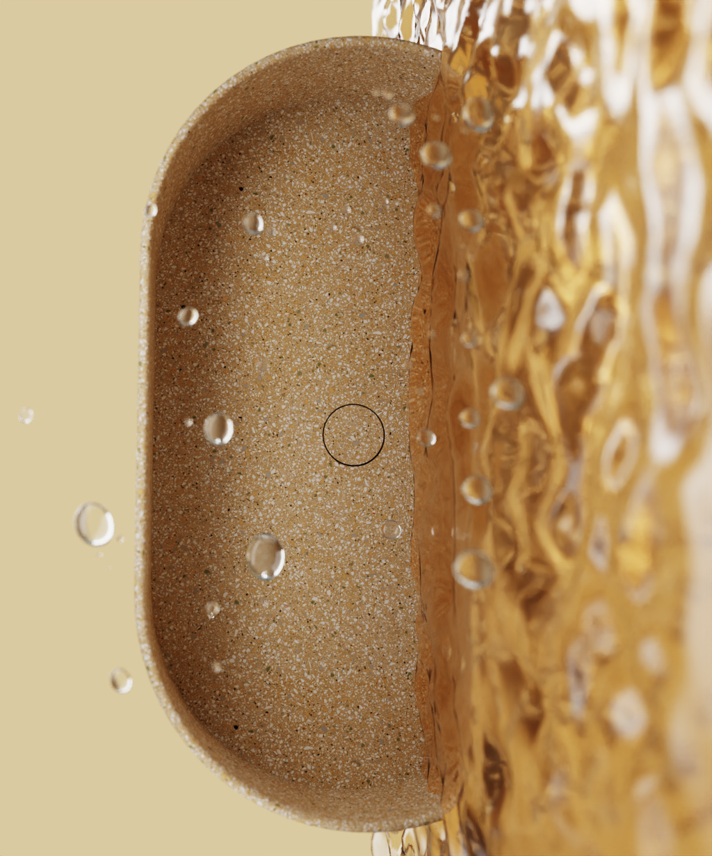 ecological stone; inorganic; environmental protection; basin; waste recycling;，