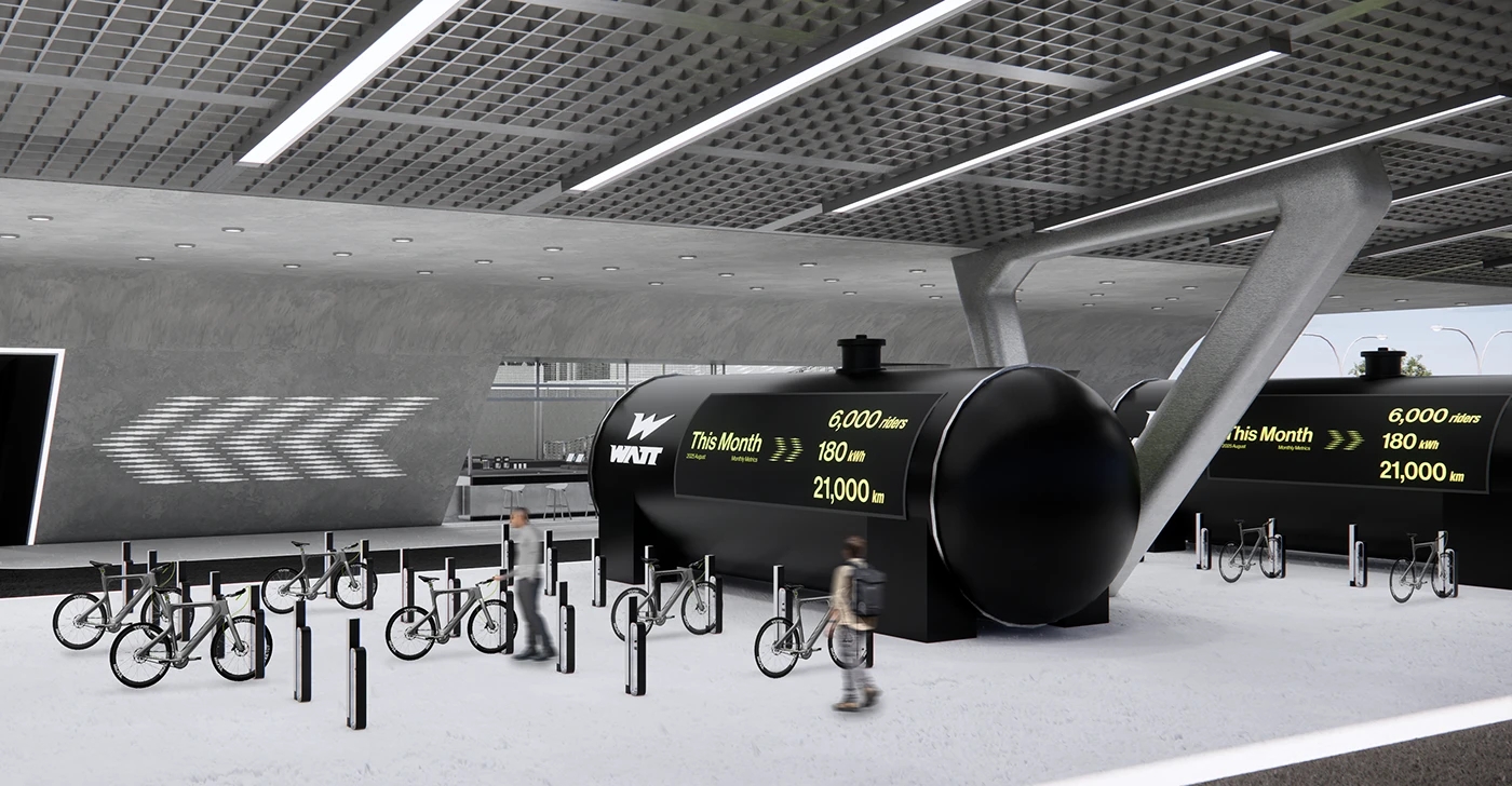 WATT，Bicycle，vehicle，Brand design，