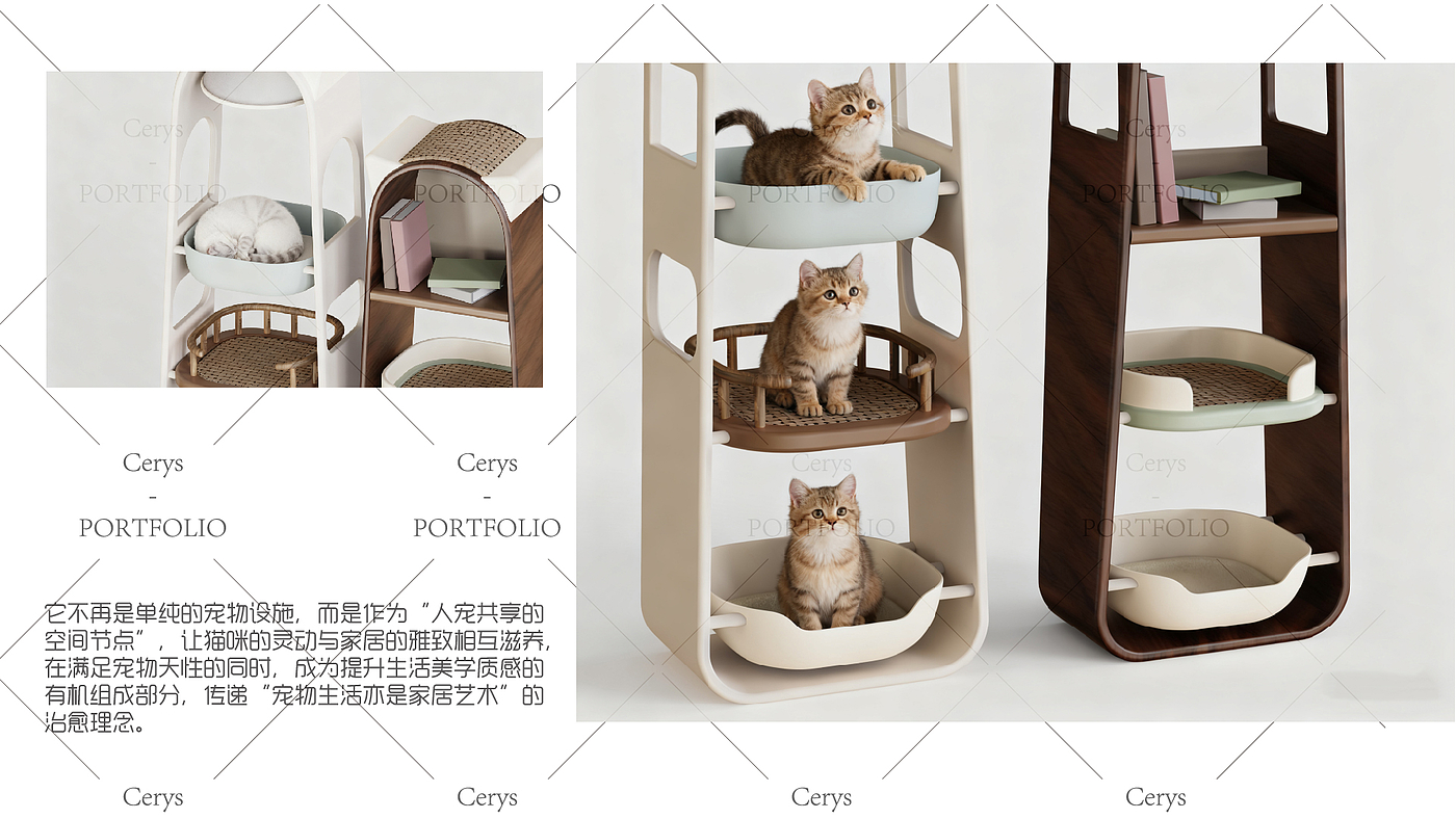 Cat climbing rack, storage rack, bookcase. Pet Furniture，