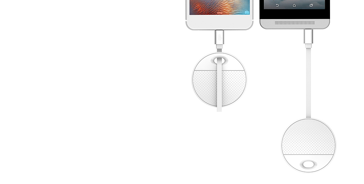 white，intelligence，Mobile phone charger，