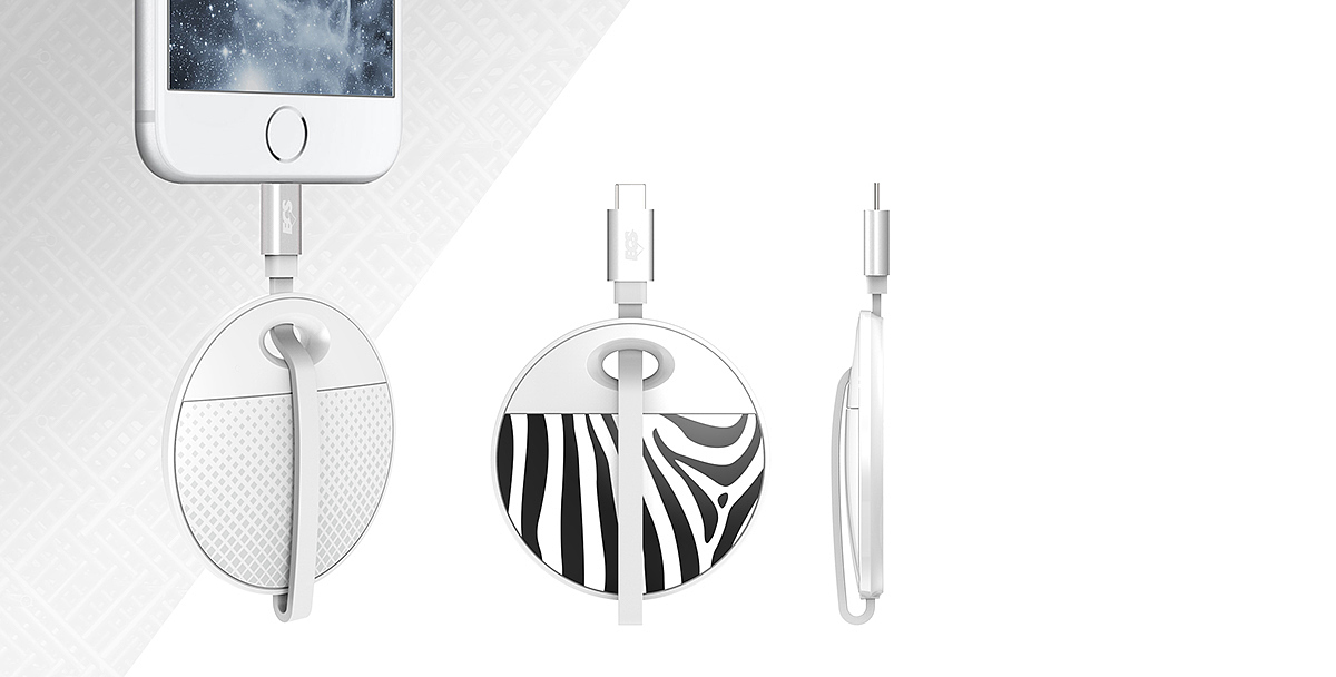 white，intelligence，Mobile phone charger，
