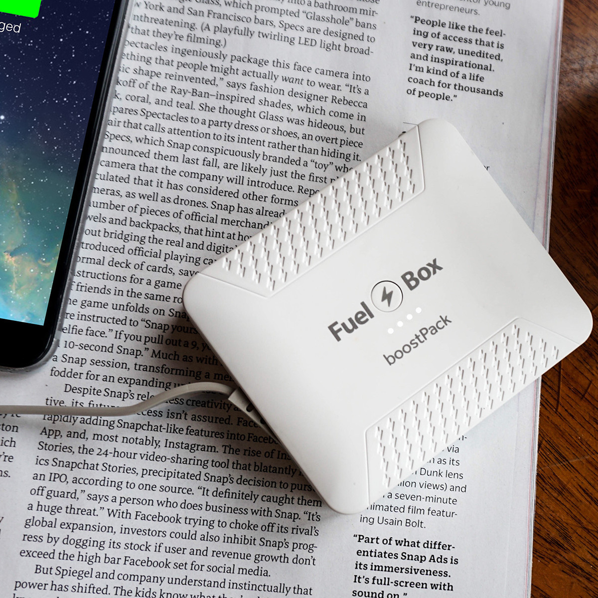 Portable，white，Charger，