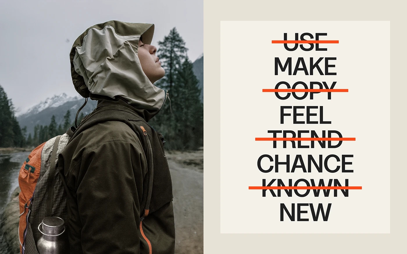 NAME，Outdoor brand，Travel Brand，The Only Journey，