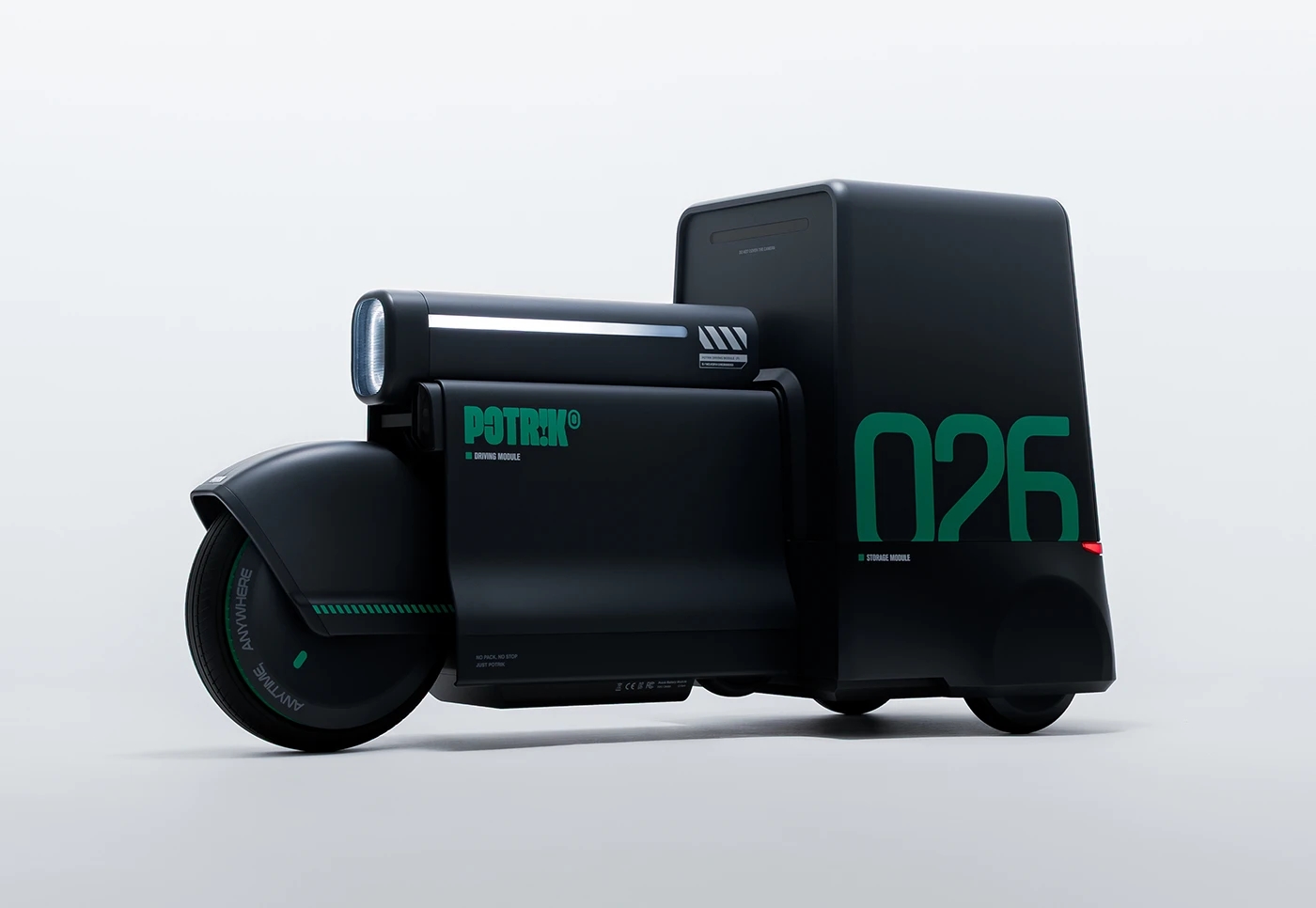 POTRIK，distribution system，vehicle，industrial design，