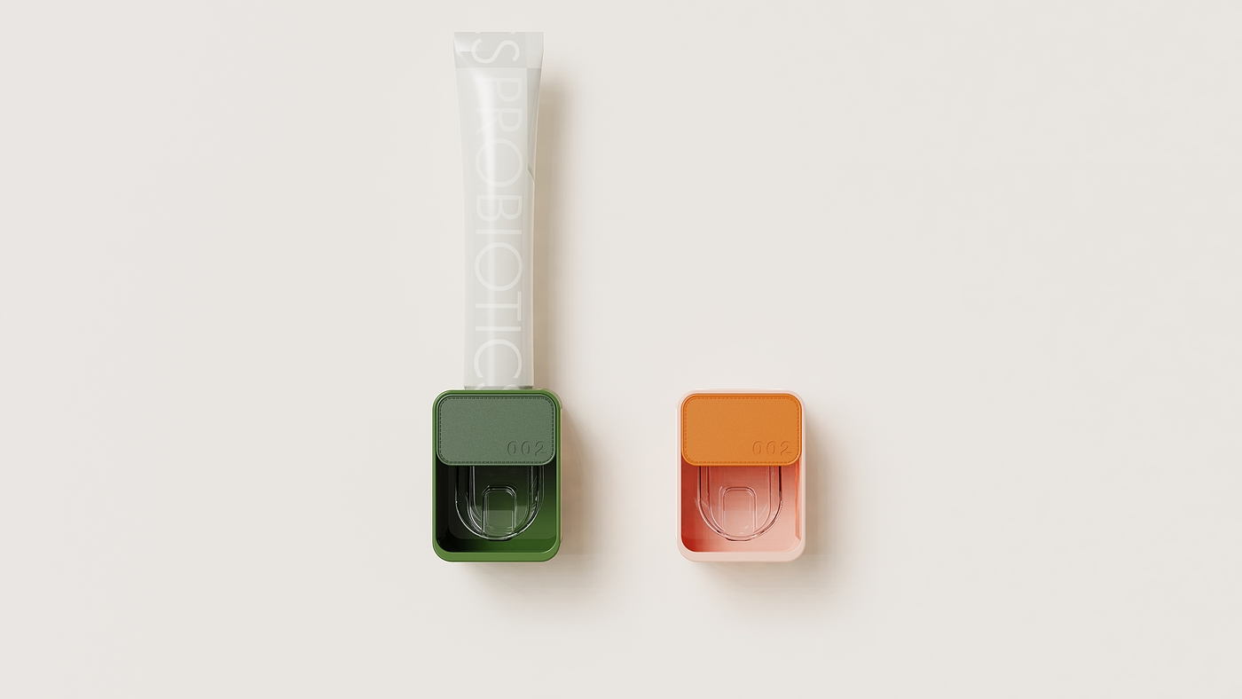 Toothpaste squeezing artifact，Suction wall-mounted squeezer set，
