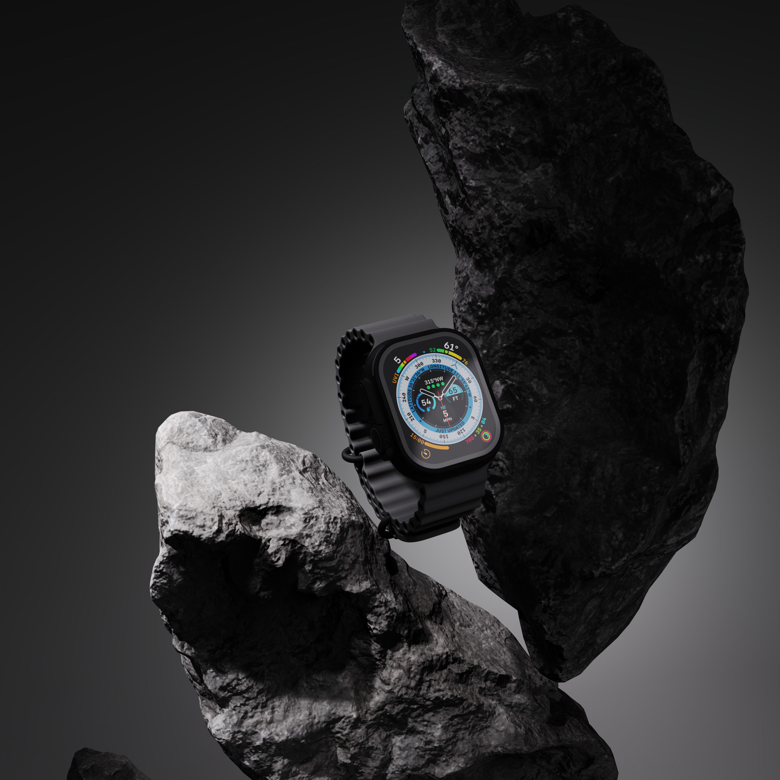 3C; Apple Watch; Gravel，