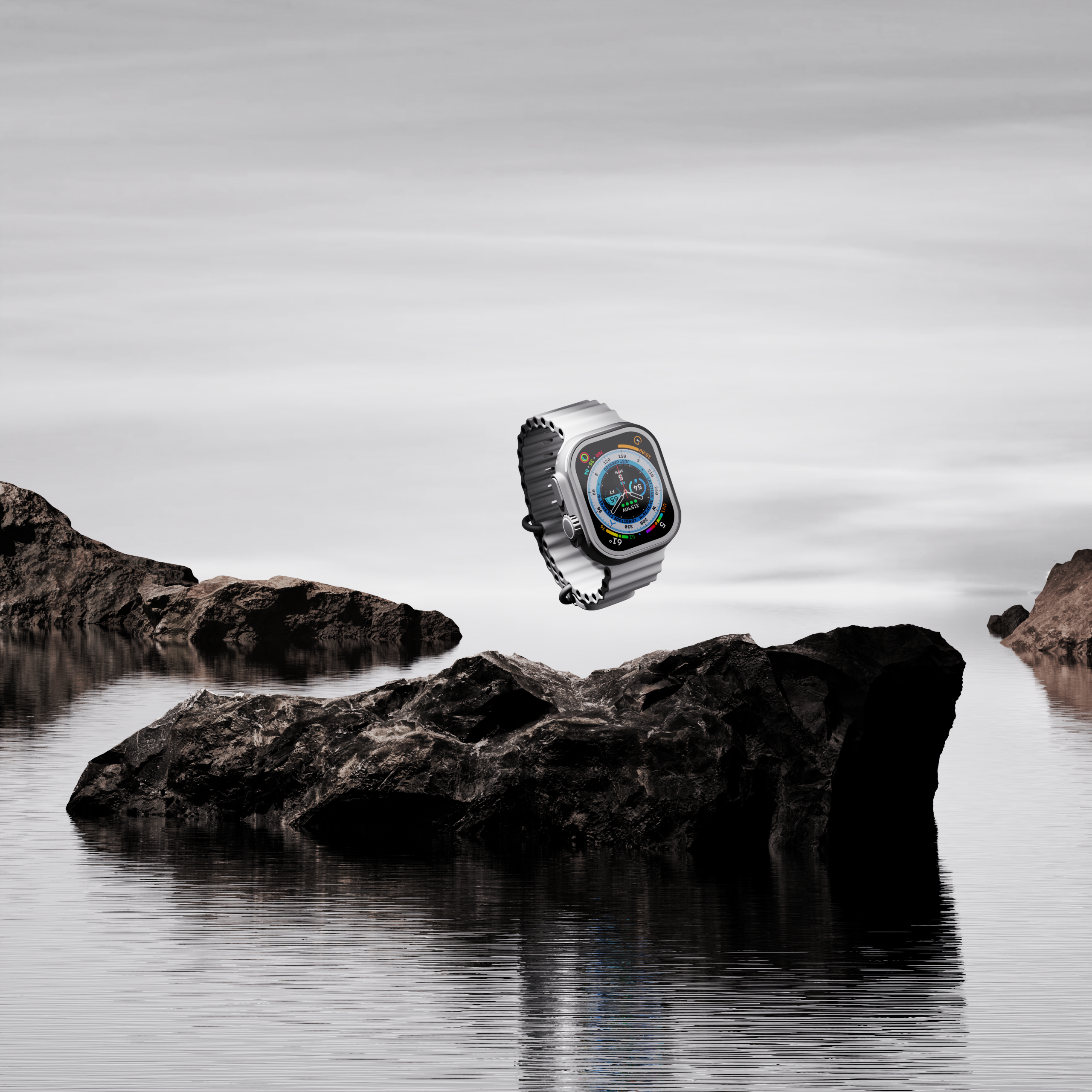 3C; Apple Watch; Gravel，