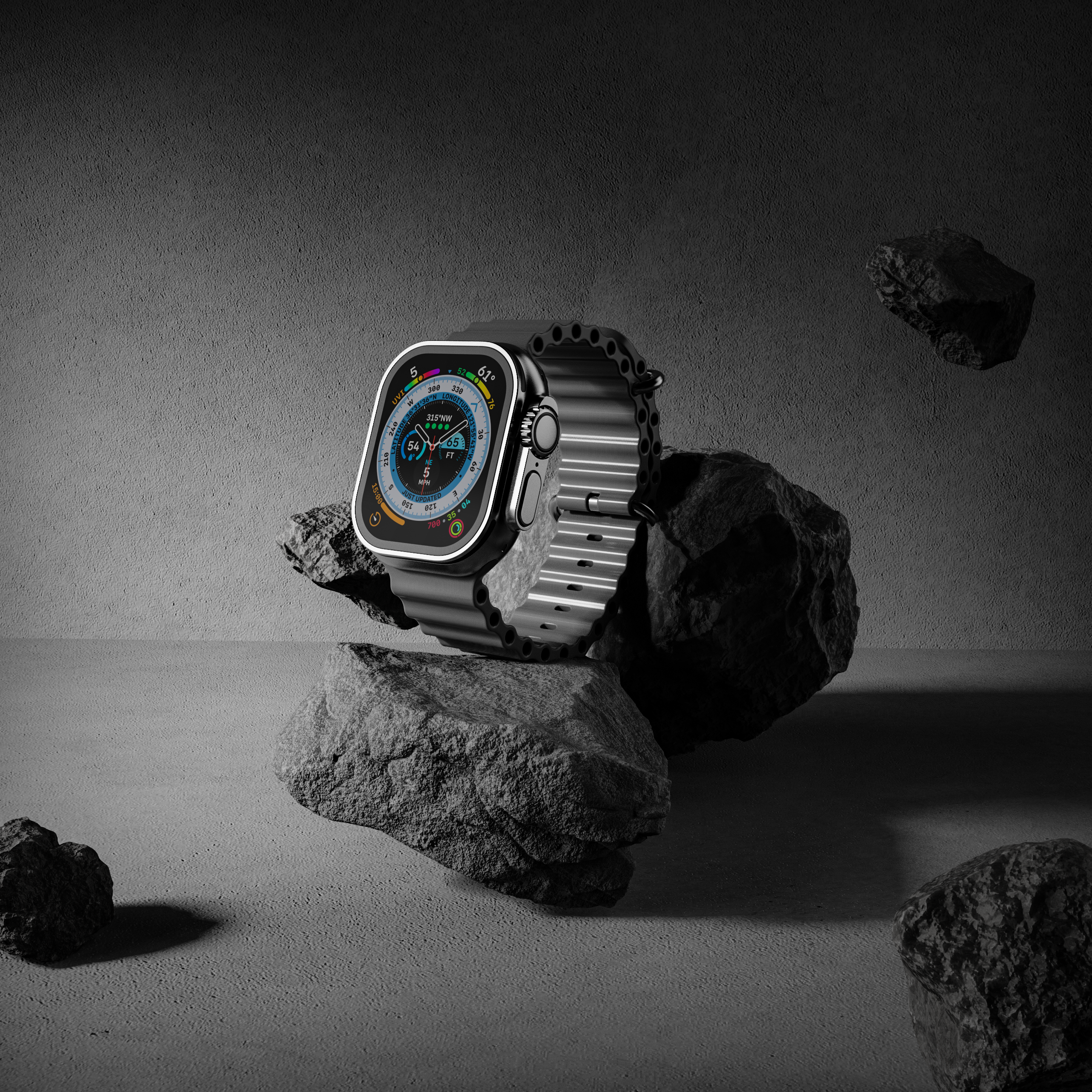 3C; Apple Watch; Gravel，