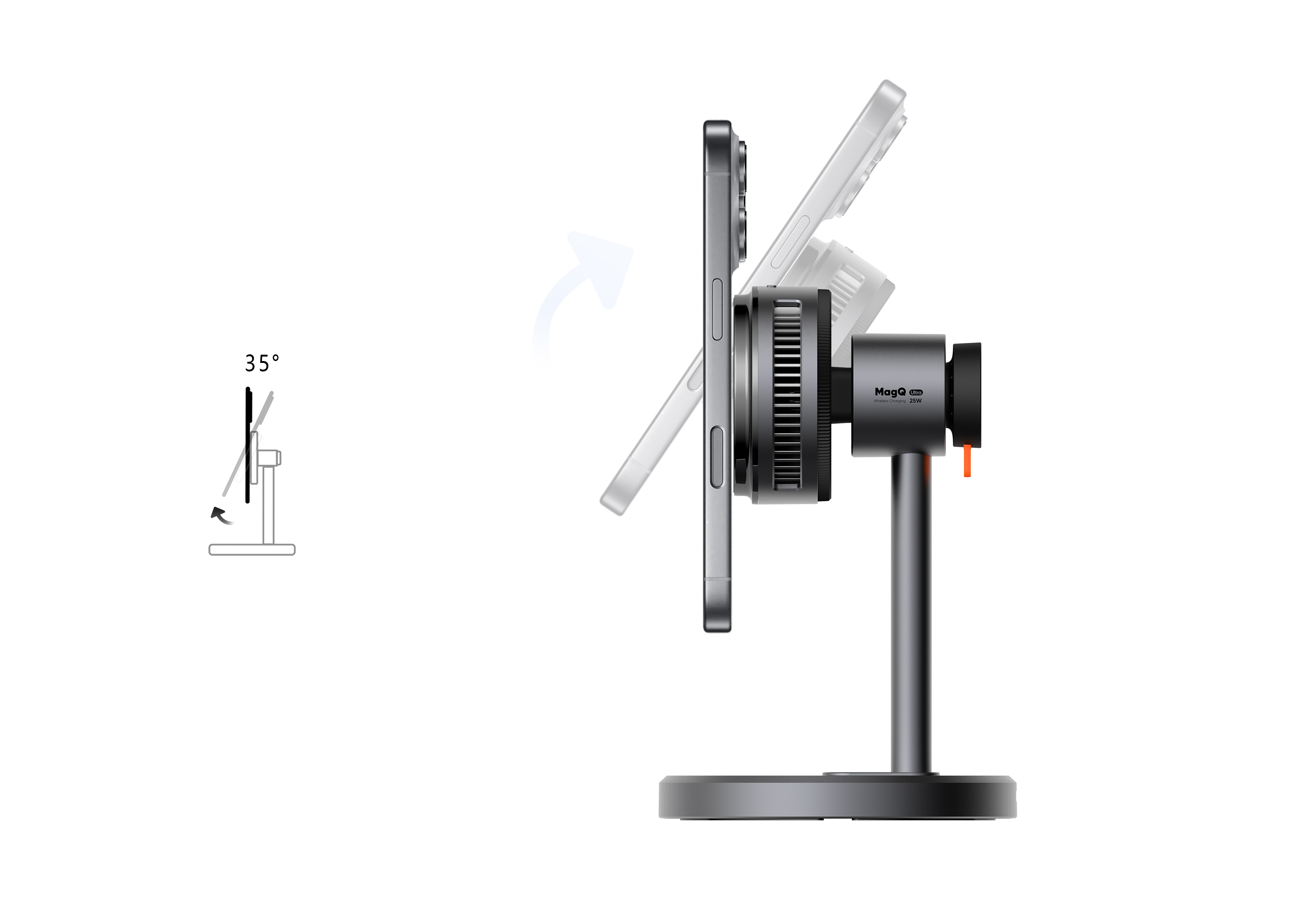 AI intelligent temperature control，Semiconductor TEC，Ultra-thin turbo fan，Qi2.2 wireless charge 25W，Apple ecosystem，Multi in one，active refrigeration，Charging 3C，