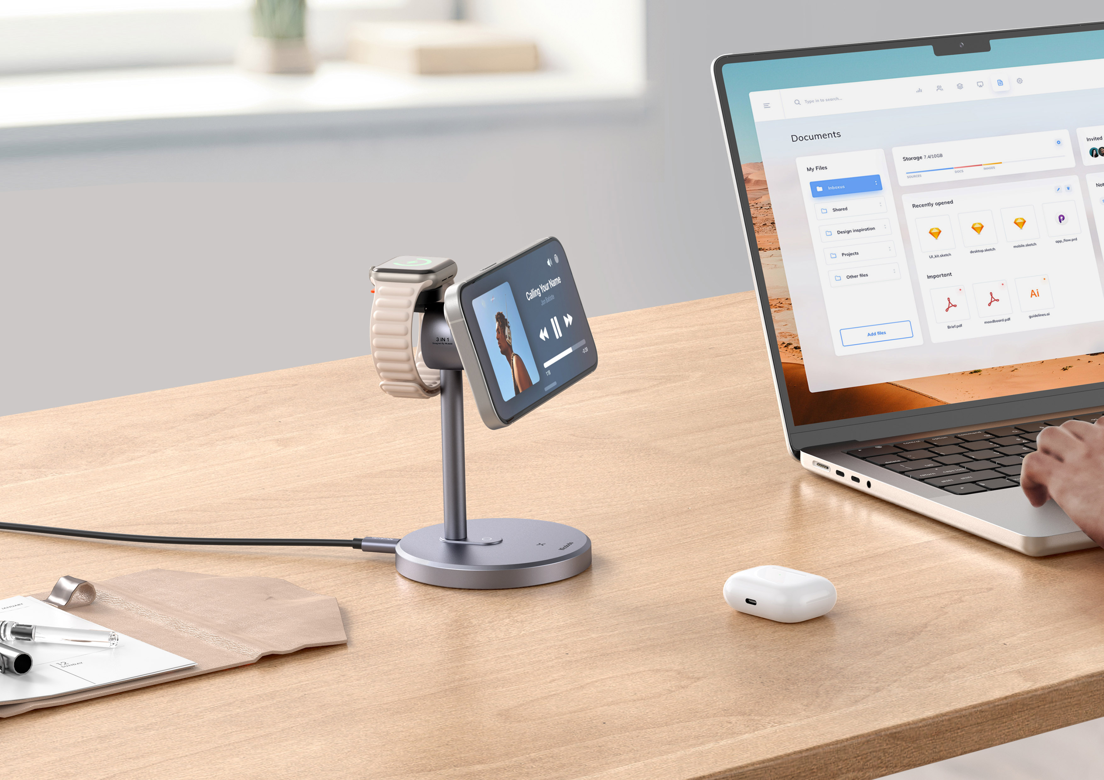 AI intelligent temperature control，Semiconductor TEC，Ultra-thin turbo fan，Qi2.2 wireless charge 25W，Apple ecosystem，Multi in one，active refrigeration，Charging 3C，