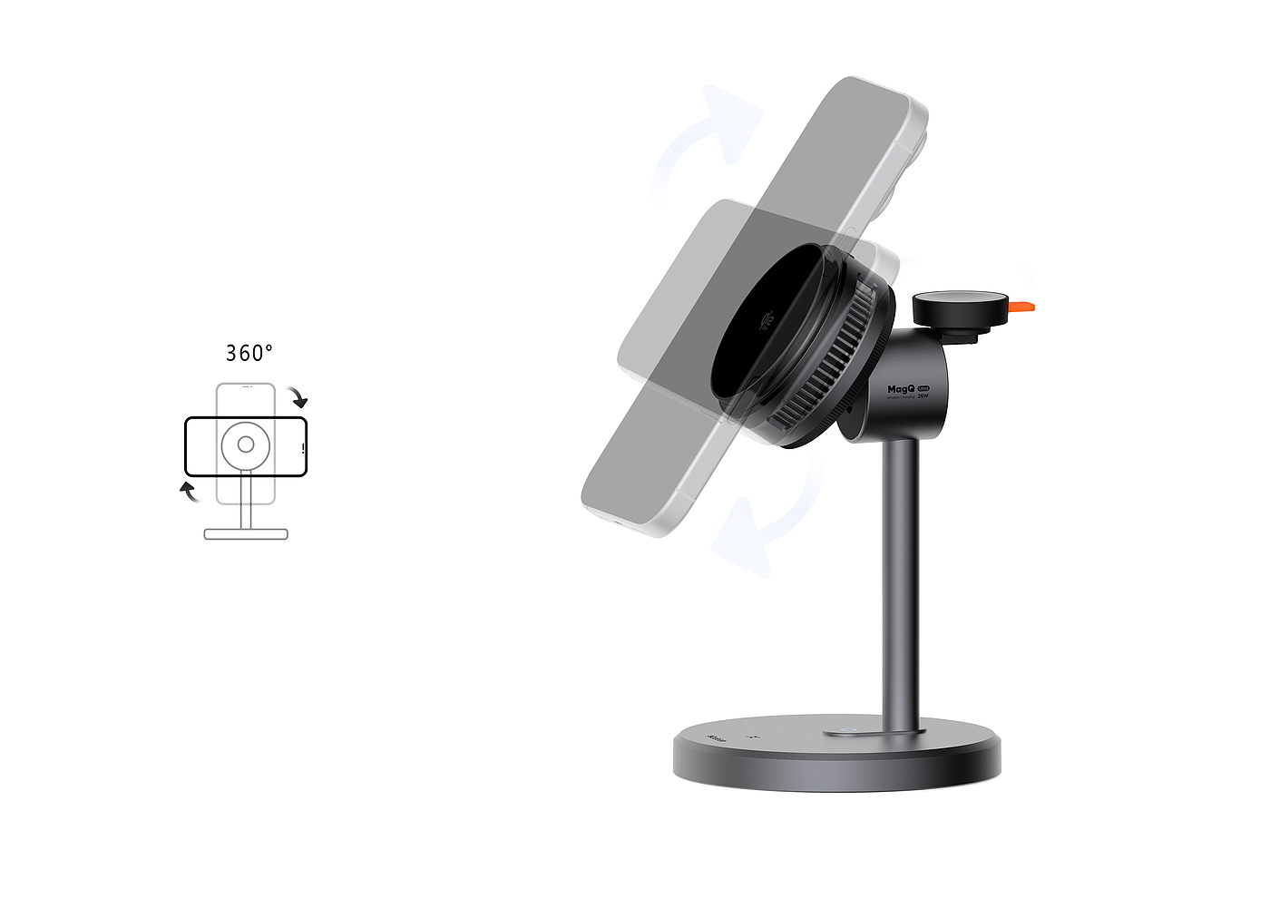 AI intelligent temperature control，Semiconductor TEC，Ultra-thin turbo fan，Qi2.2 wireless charge 25W，Apple ecosystem，Multi in one，active refrigeration，Charging 3C，