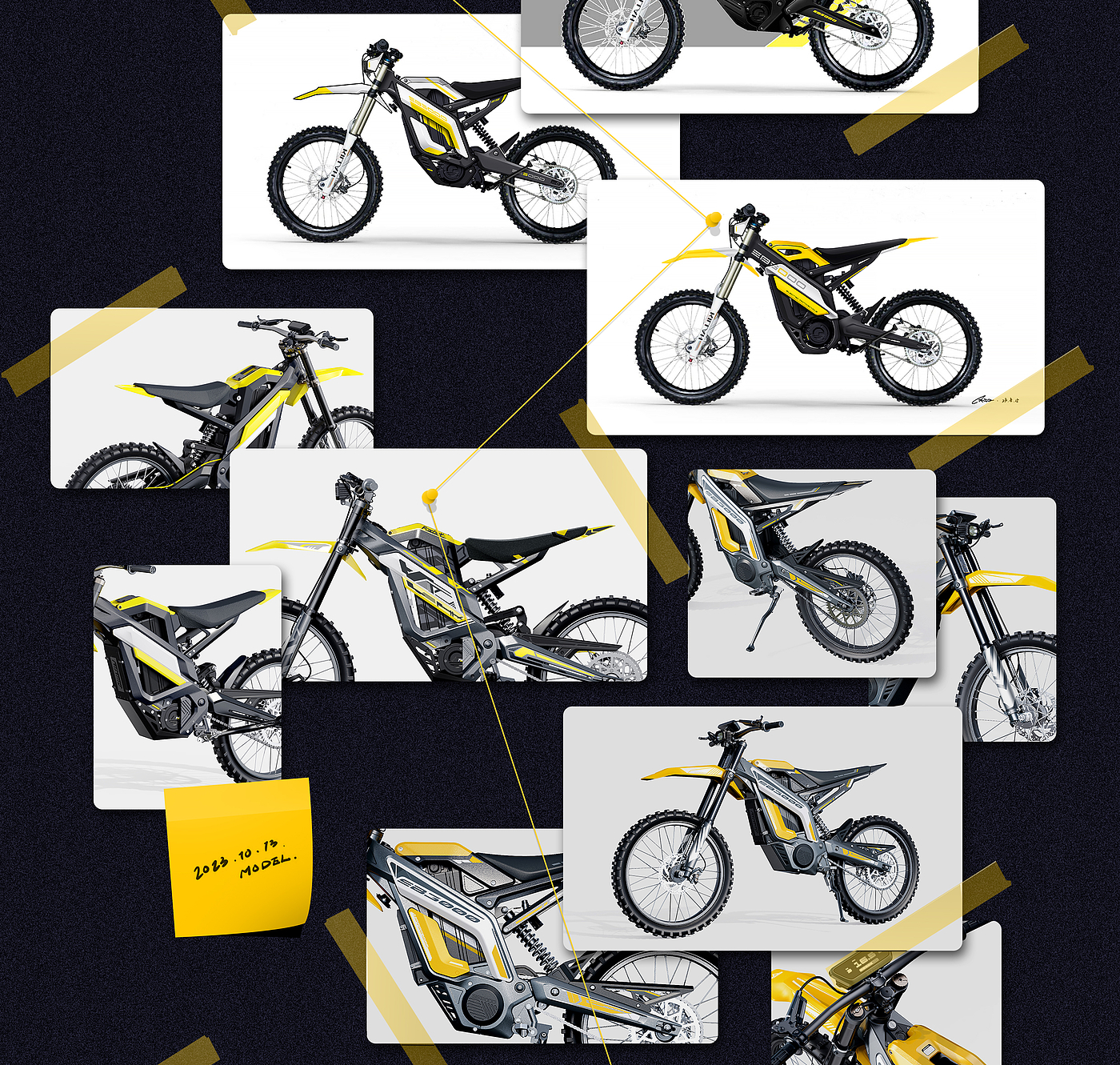 industrial design，Locomotive design，product design，Creative Poster，Cross-country motorcycle，