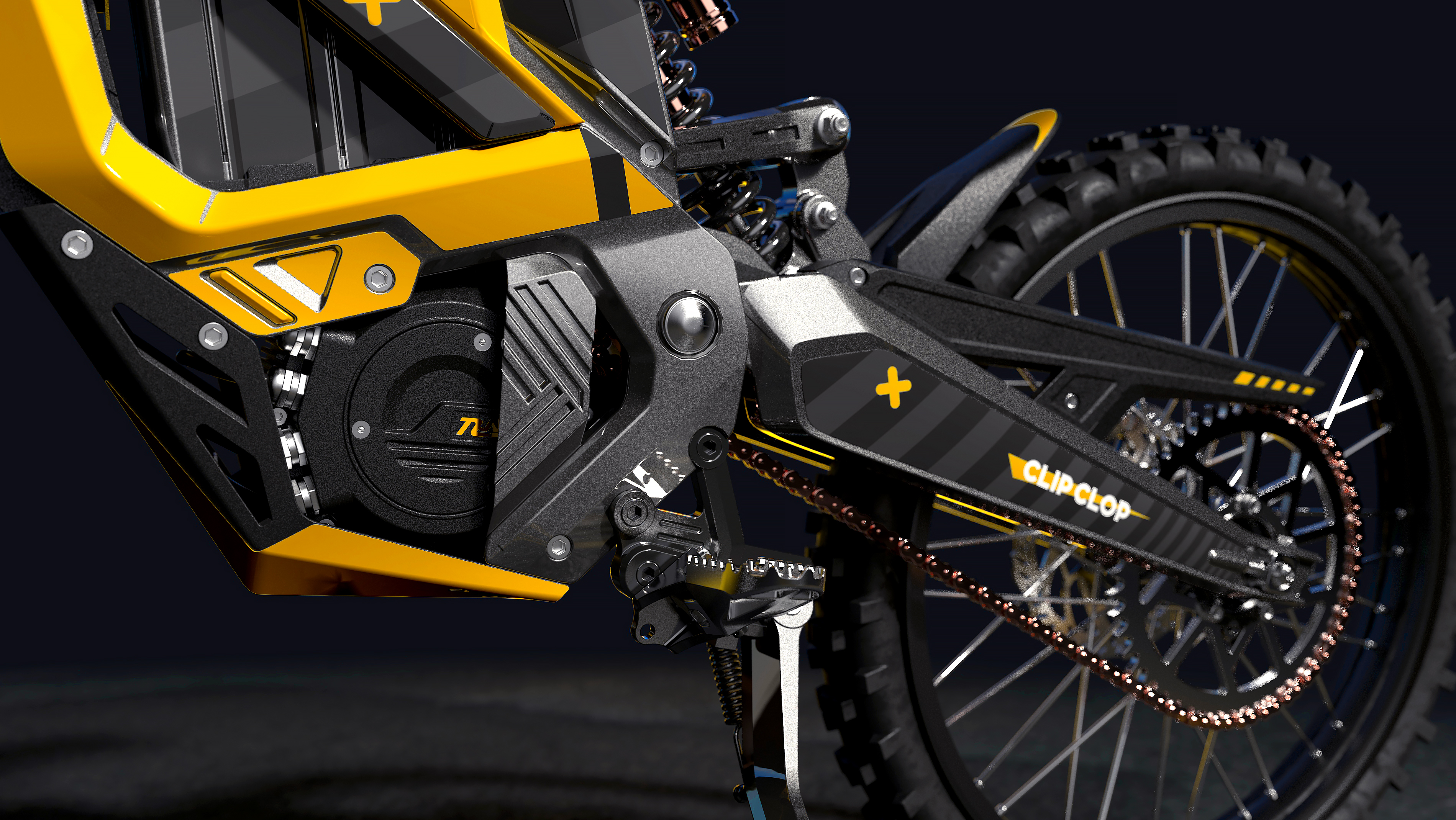 industrial design，Locomotive design，product design，Creative Poster，Cross-country motorcycle，