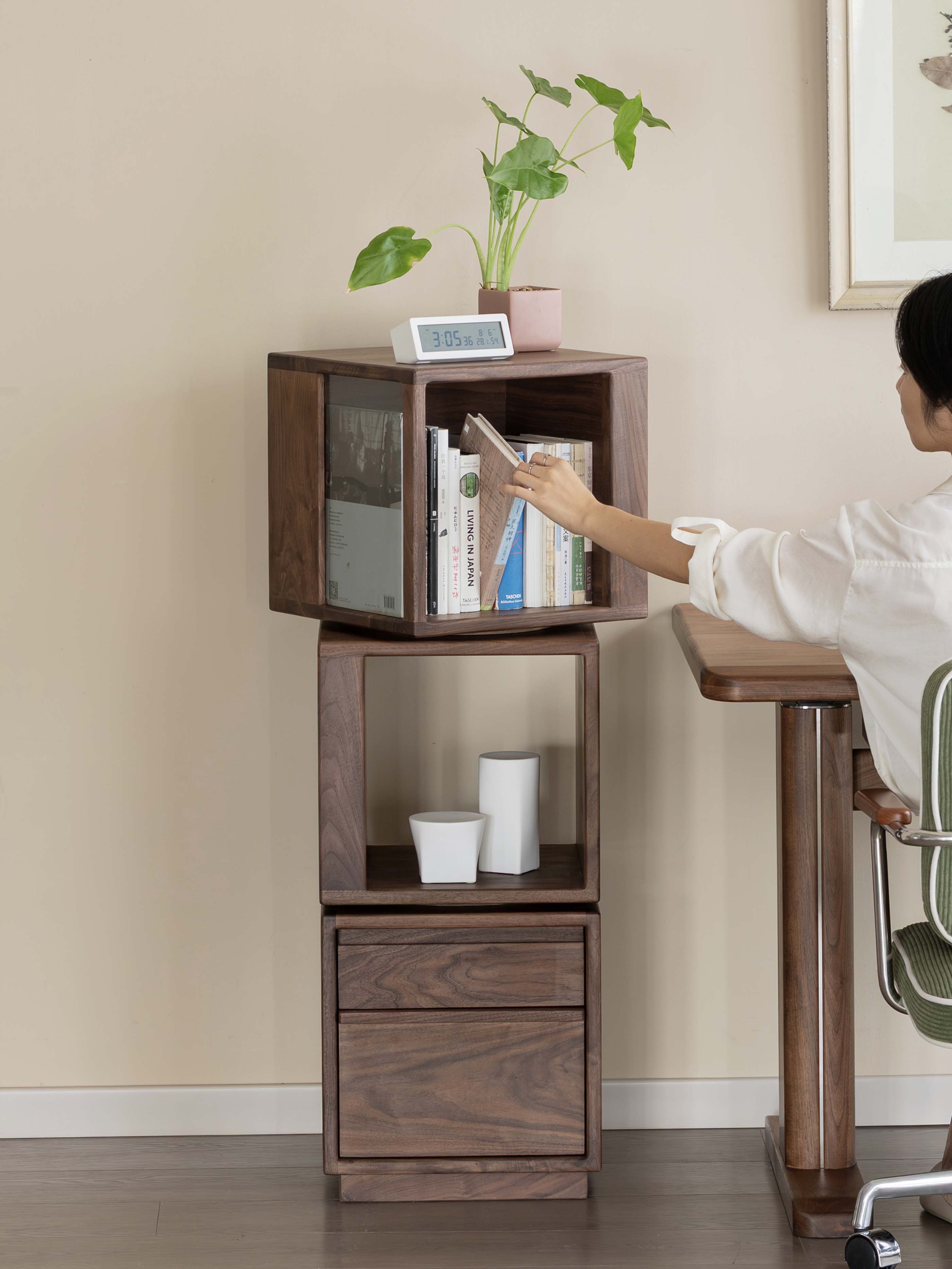 Black walnut furniture，Solid wood furniture，Original design，Residential Furniture，furniture design ，Module cabinet，