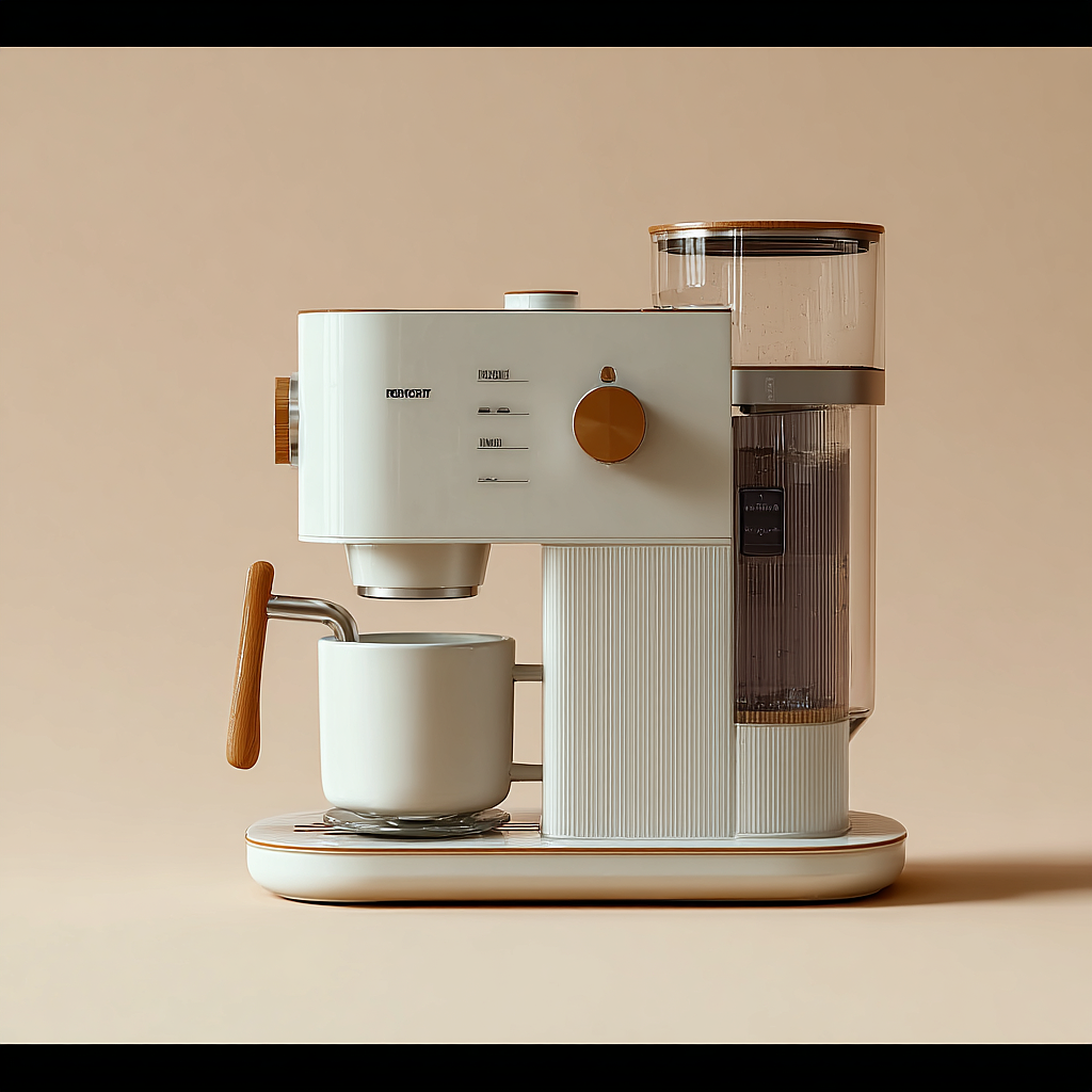 Coffee machine，small home appliances，Home appliance design，ai concept map，