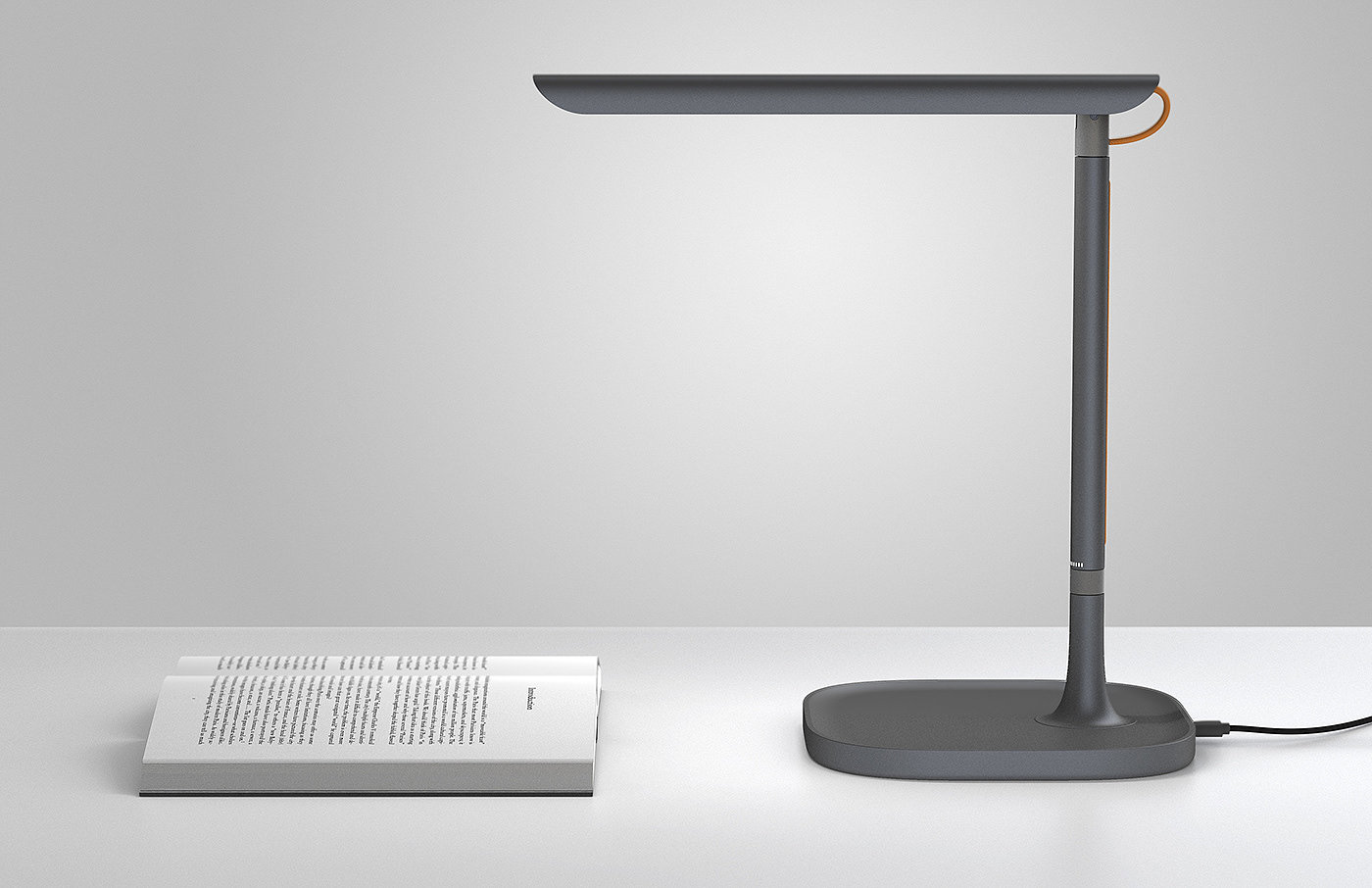 Hone，Desk lamp，lamp，charge，mobile phone，black，