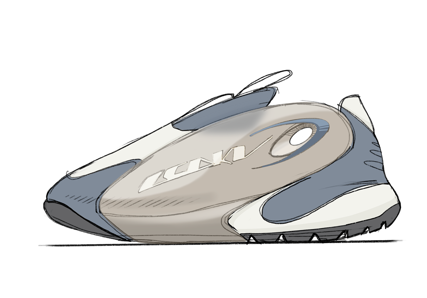 shoes，sneakers，Hand drawn，Outdoor equipment，