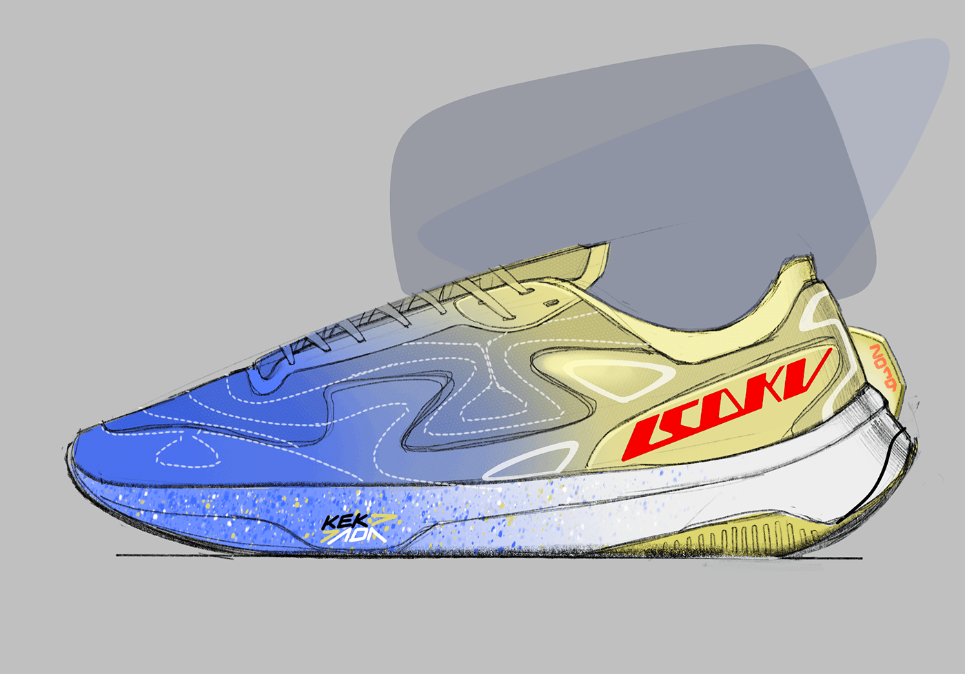 shoes，sneakers，Hand drawn，Outdoor equipment，