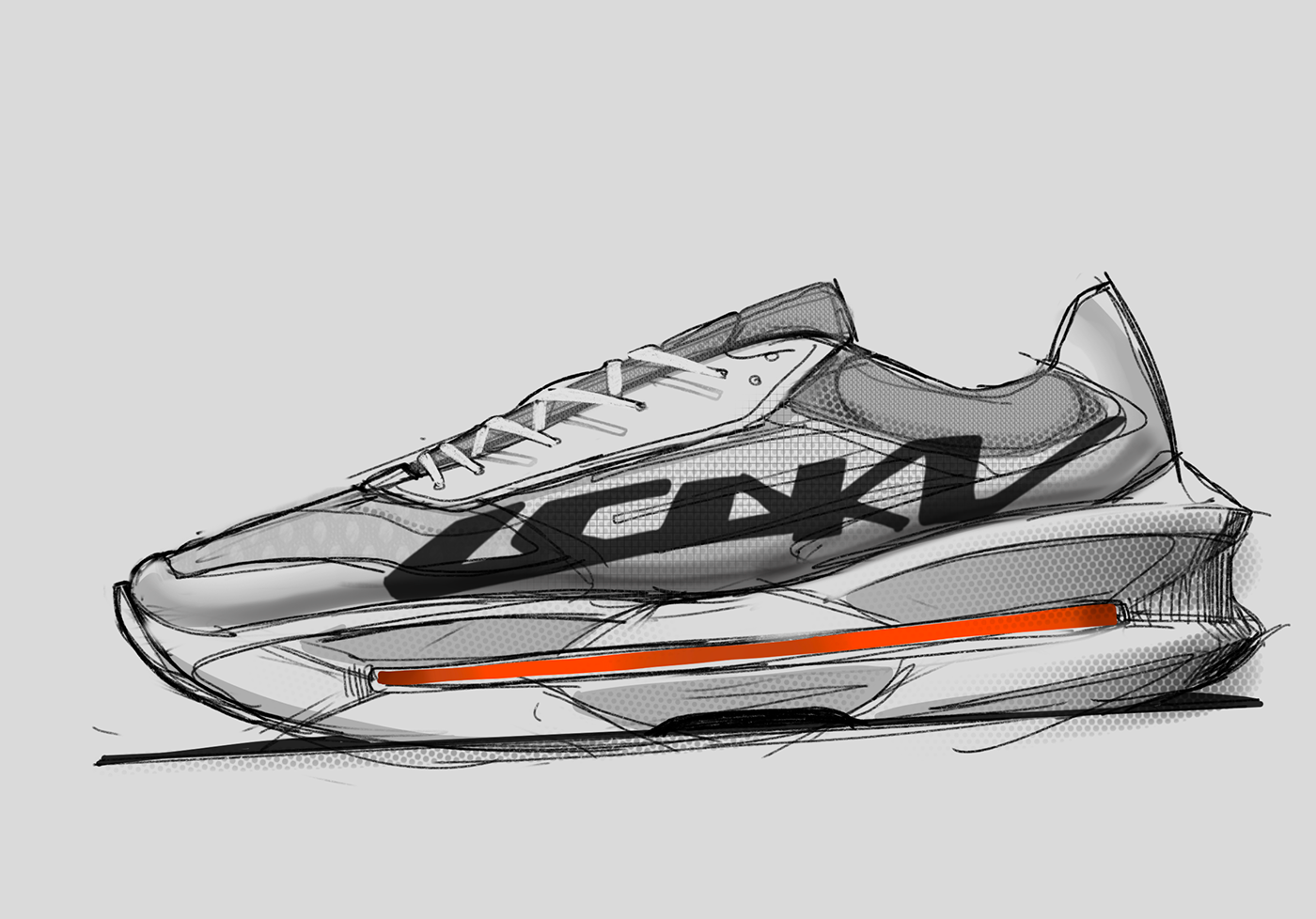 shoes，sneakers，Hand drawn，Outdoor equipment，