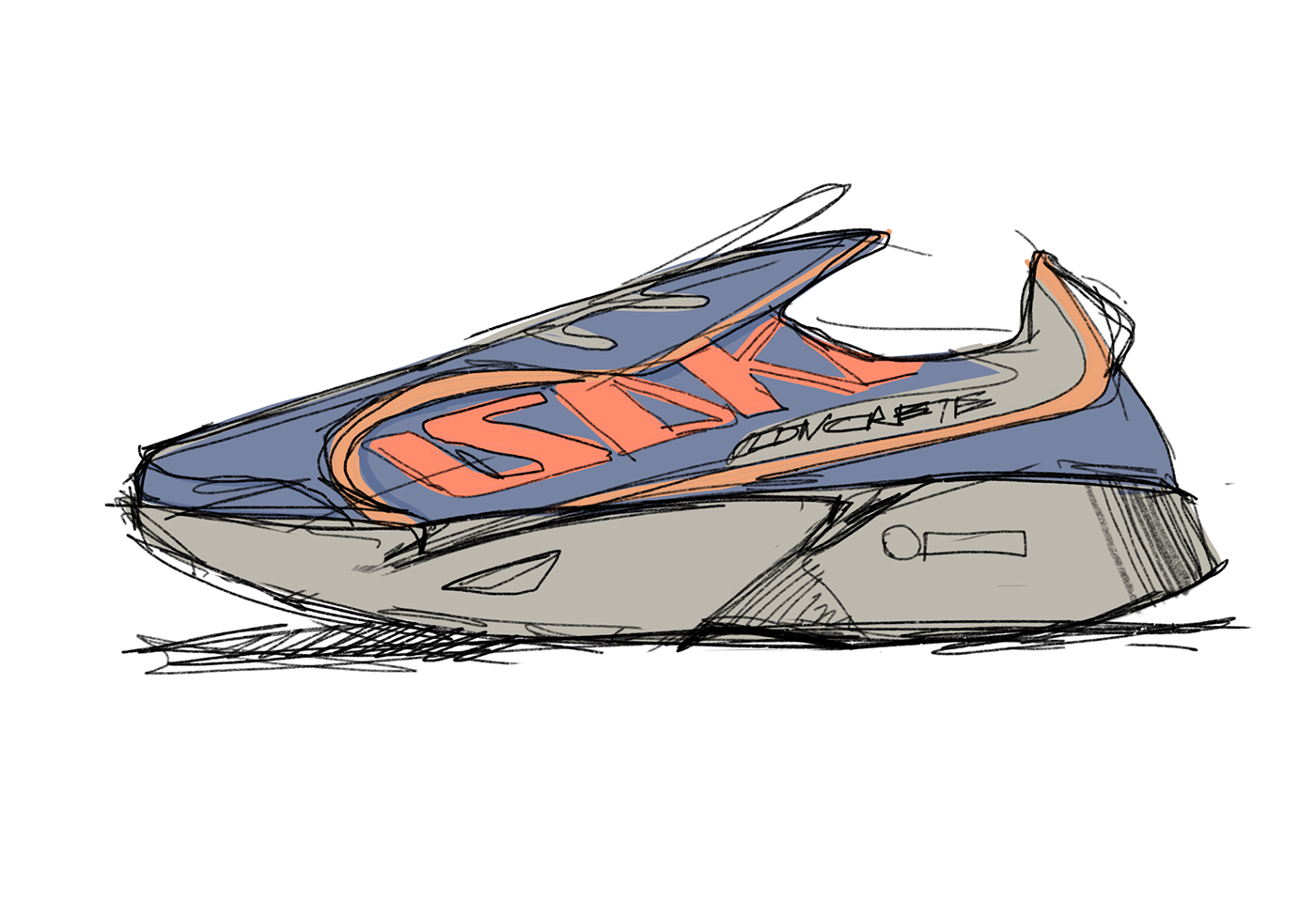 shoes，sneakers，Hand drawn，Outdoor equipment，