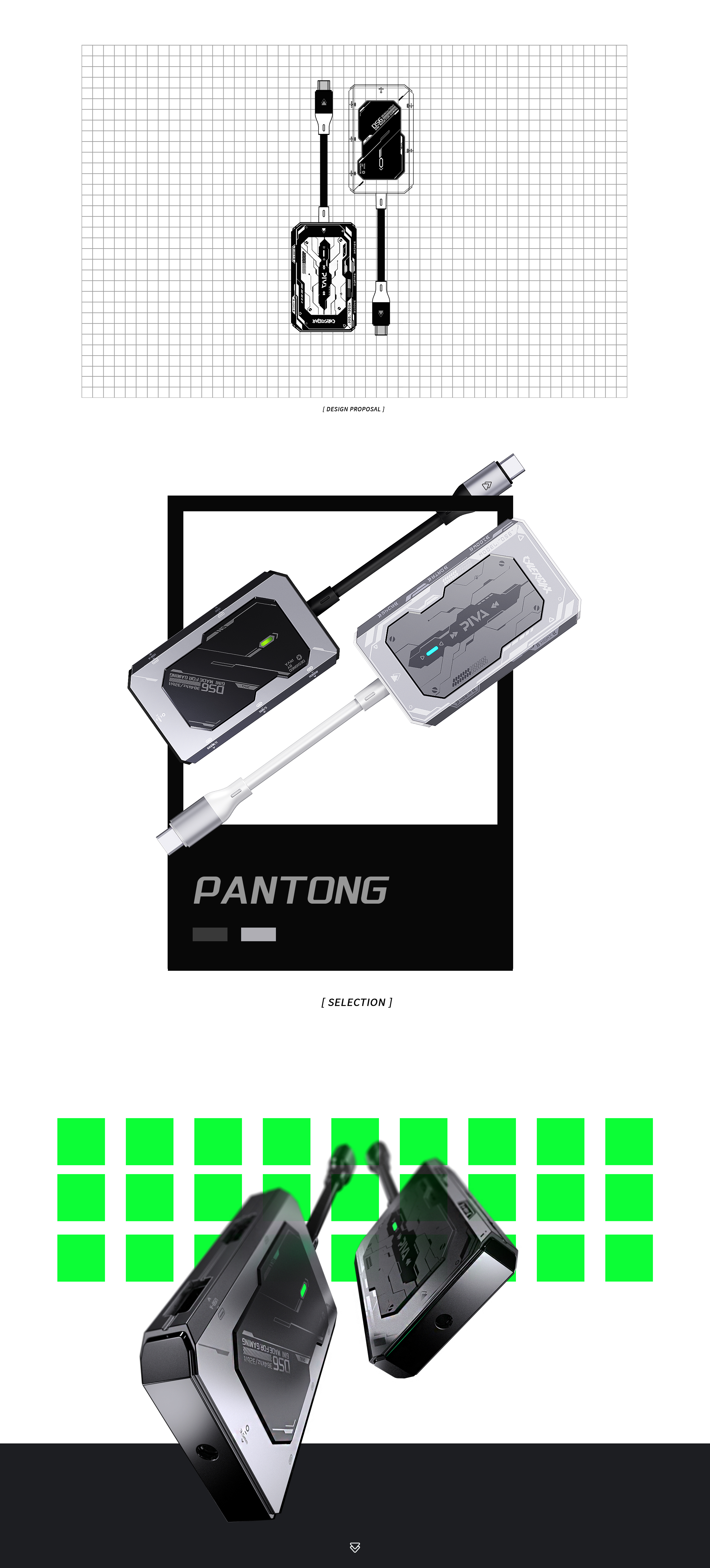 Charging head，portable battery，Cool tide，Painting，individualization，Cyberpunk，Functional wind，Mecha，