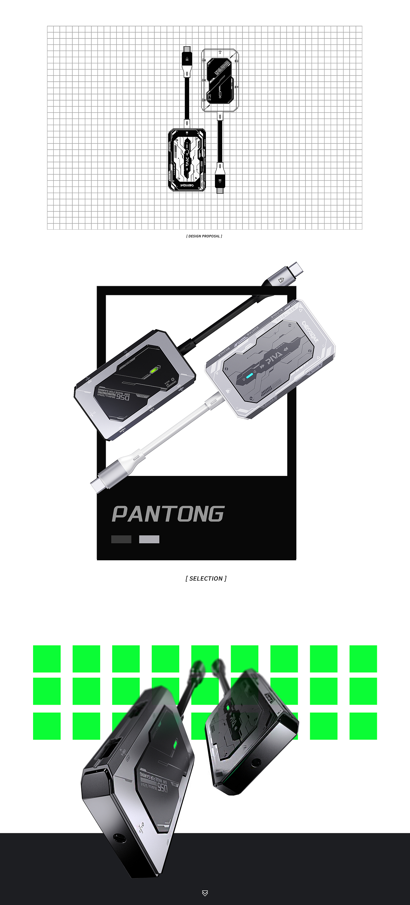 Charging head，portable battery，Cool tide，Painting，individualization，Cyberpunk，Functional wind，Mecha，