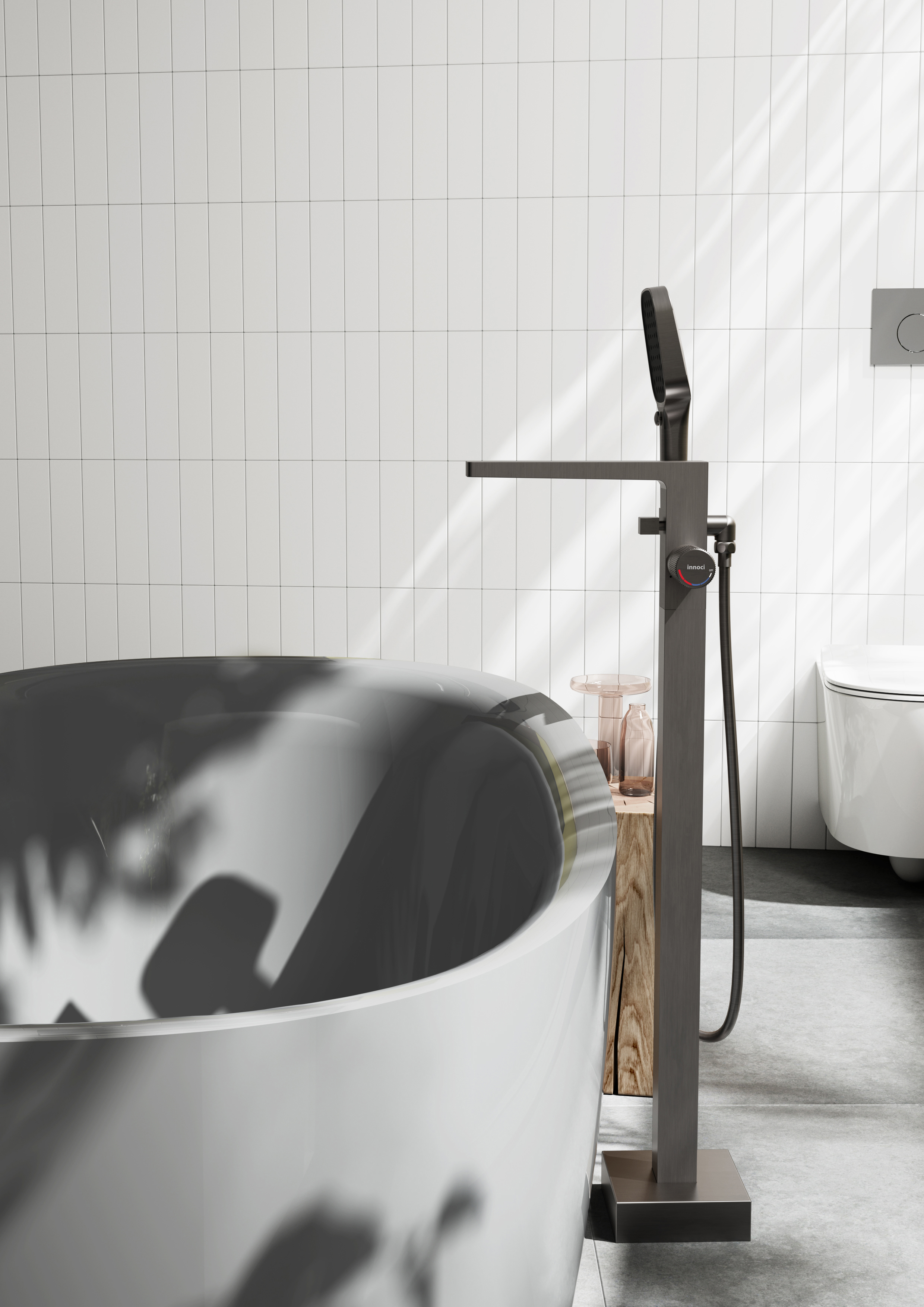 bathroom; faucet; shower; shower; bathtub，