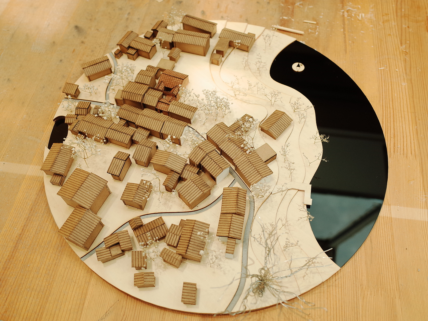 Architectural model，Wooden model，PROTECTION OF BUILDINGS，