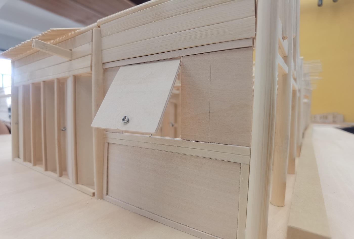 Architectural model，Wooden model，PROTECTION OF BUILDINGS，