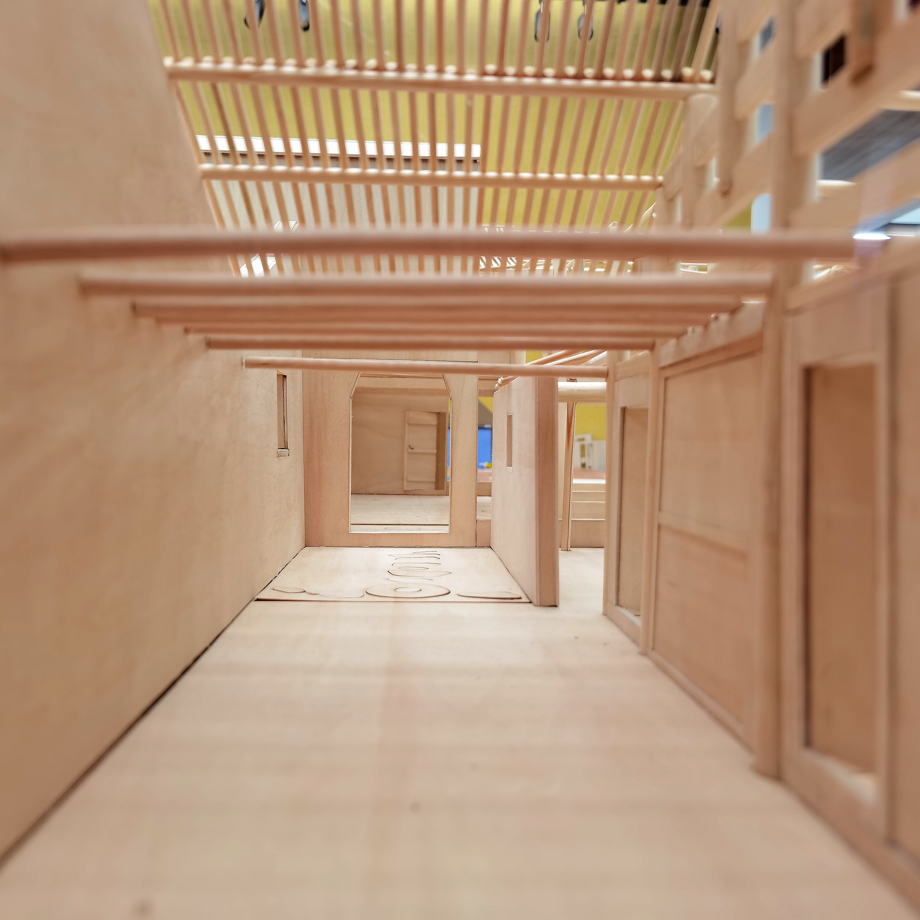 Architectural model，Wooden model，PROTECTION OF BUILDINGS，