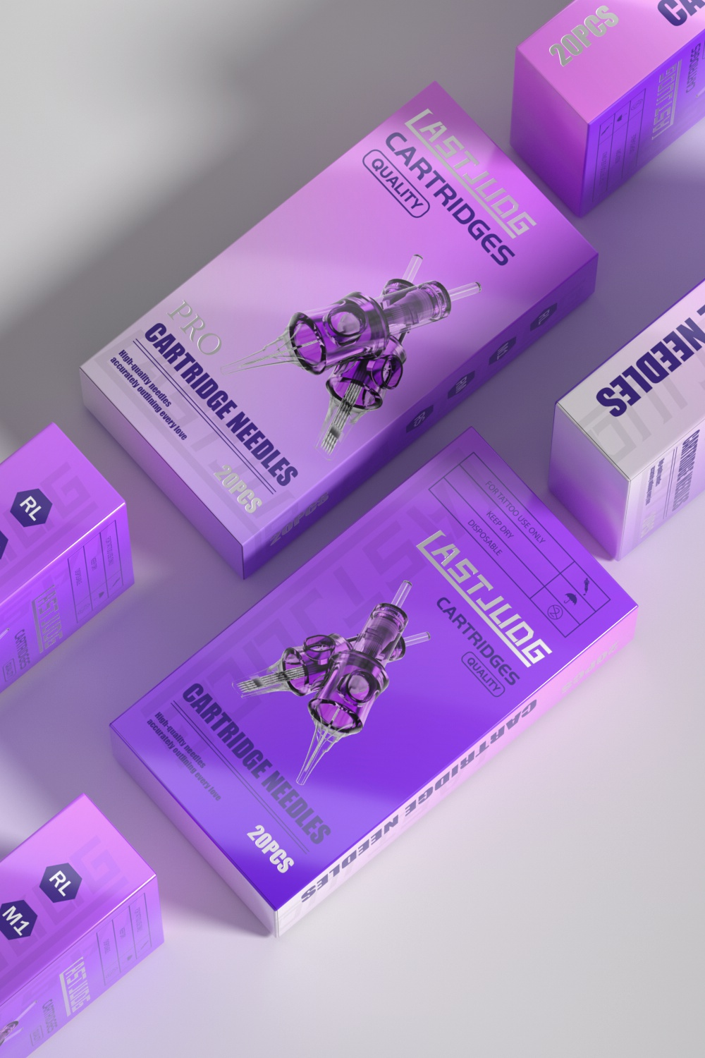 tattoo needle packaging，tattoo needle，packing design，