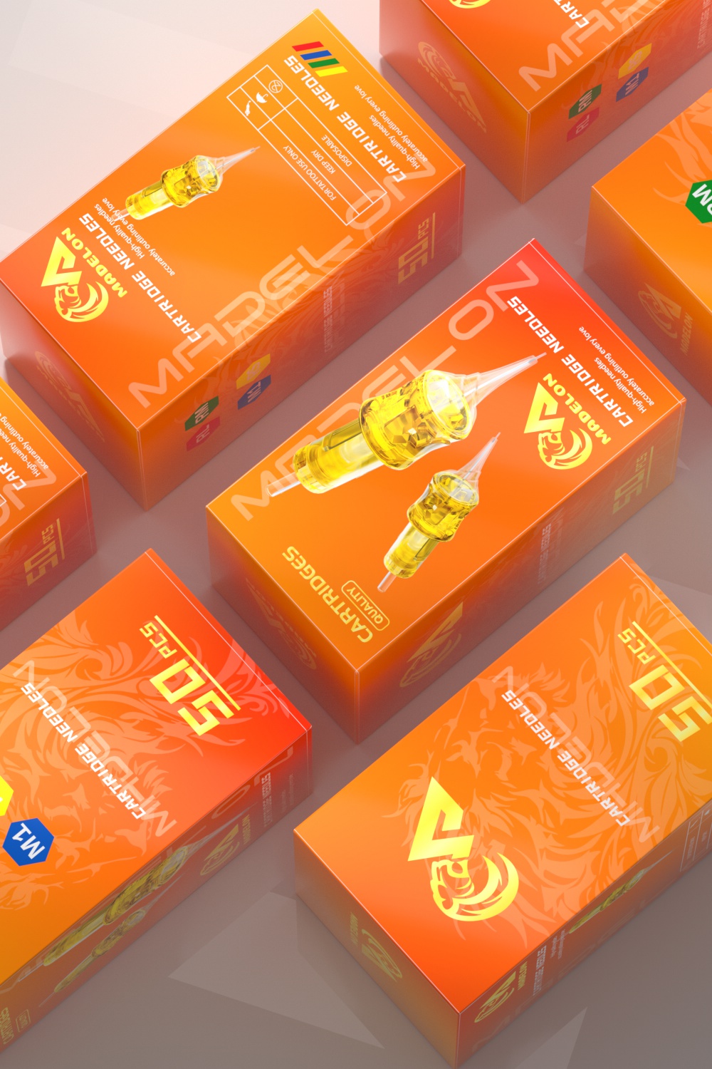 tattoo needle packaging，tattoo needle，packing design，