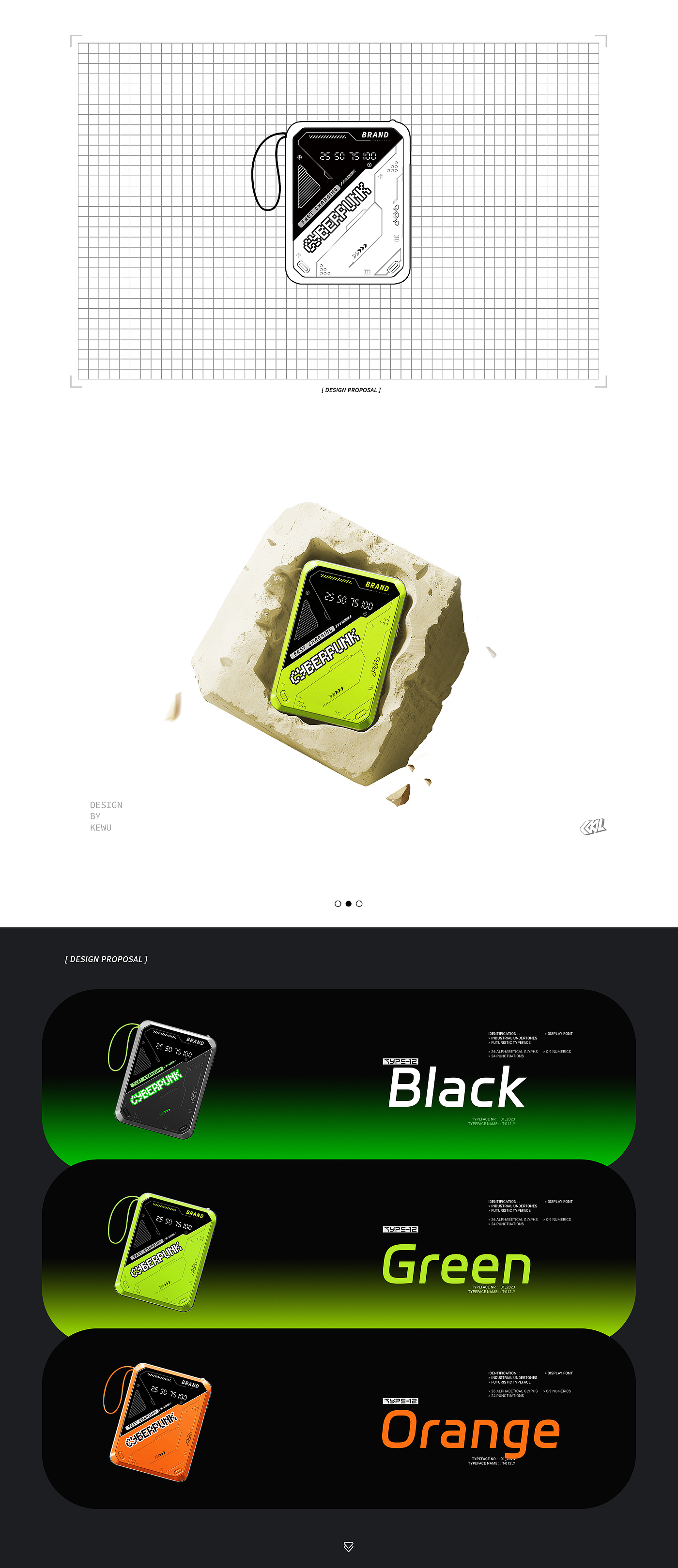 Charging head，portable battery，Cool tide，Painting，individualization，Cyberpunk，Functional wind，Mecha，