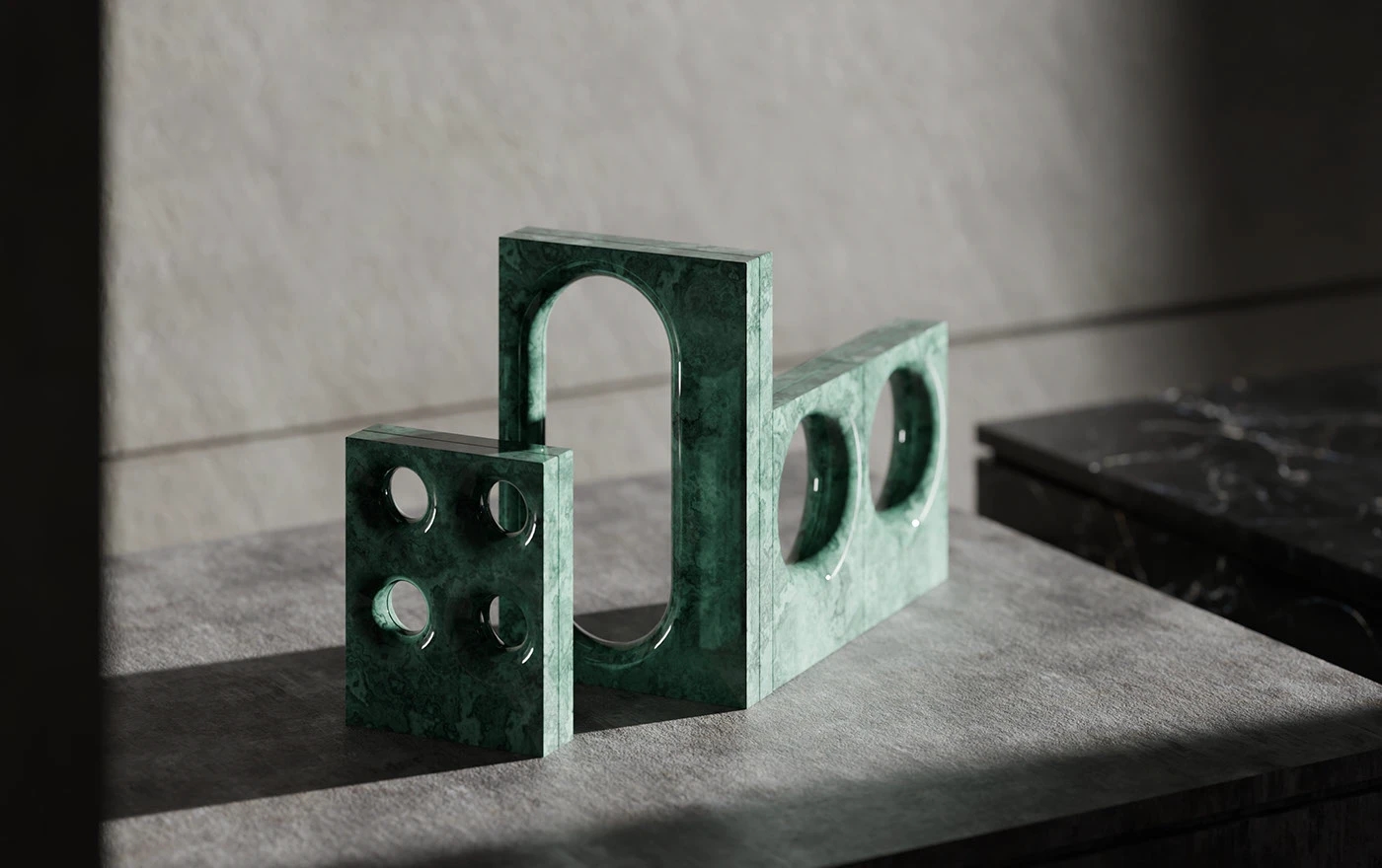 MUZ STONE，Stone processing，light and shadow design，ethereal aesthetics，gorgeous classical，