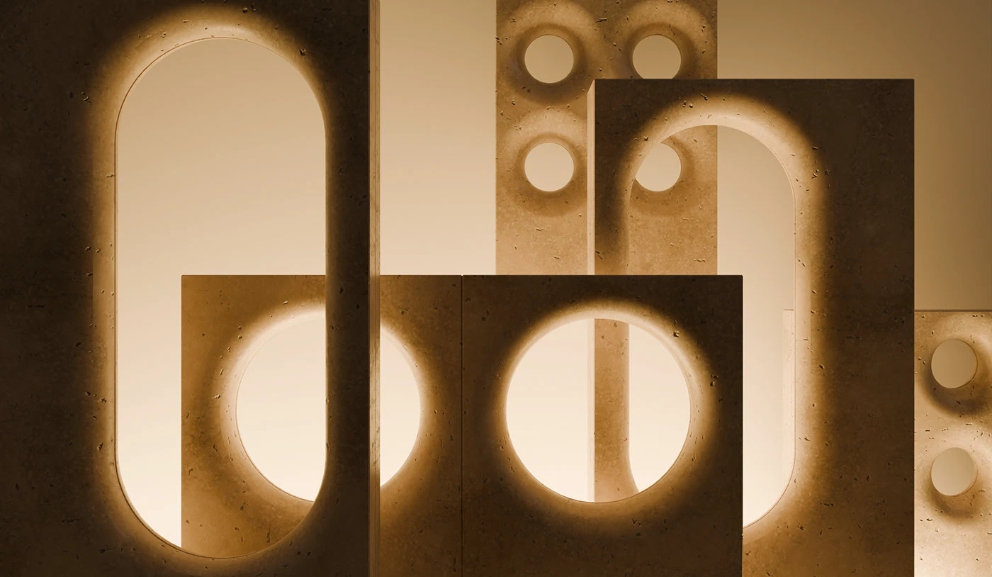 MUZ STONE，Stone processing，light and shadow design，ethereal aesthetics，gorgeous classical，