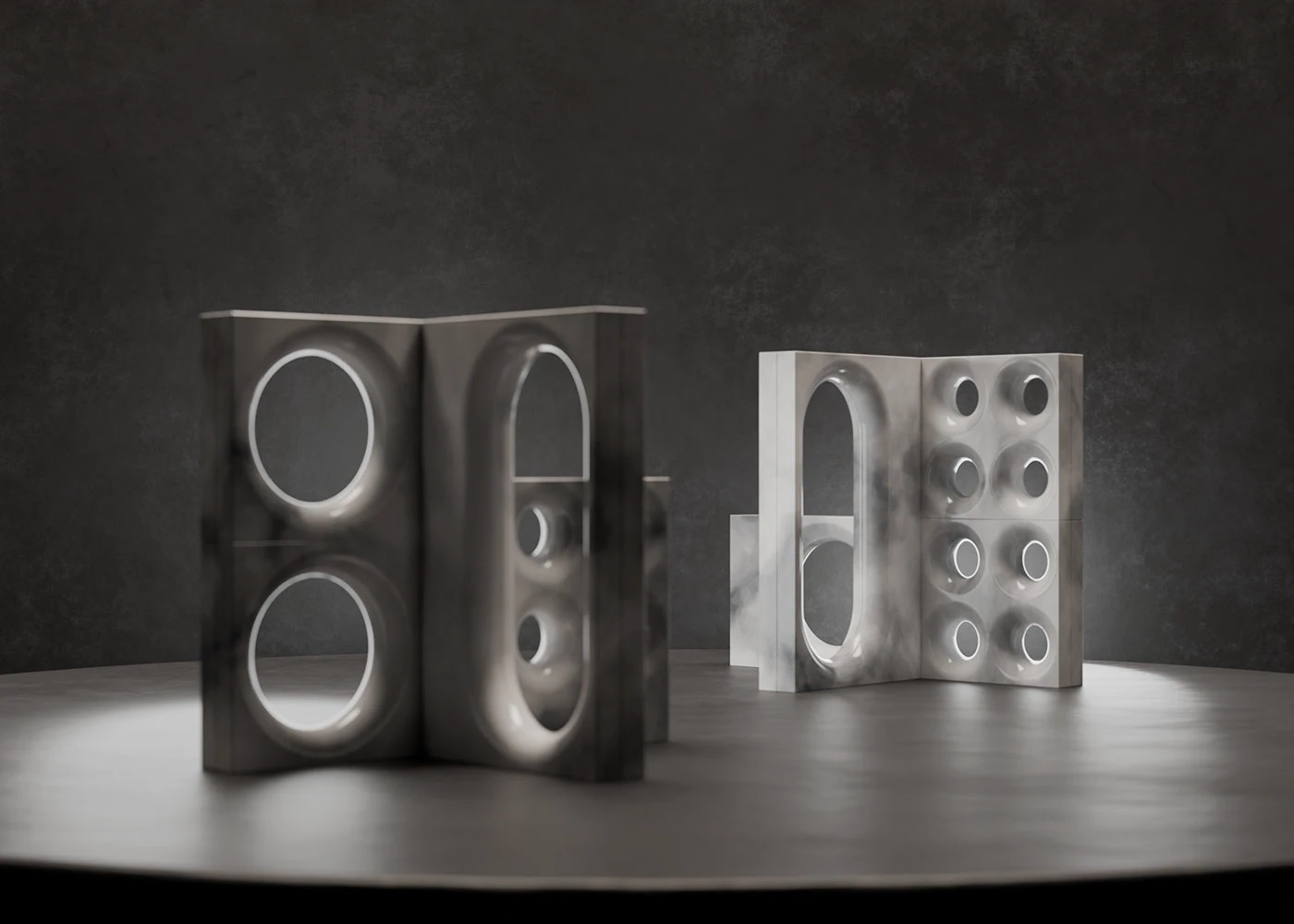 MUZ STONE，Stone processing，light and shadow design，ethereal aesthetics，gorgeous classical，