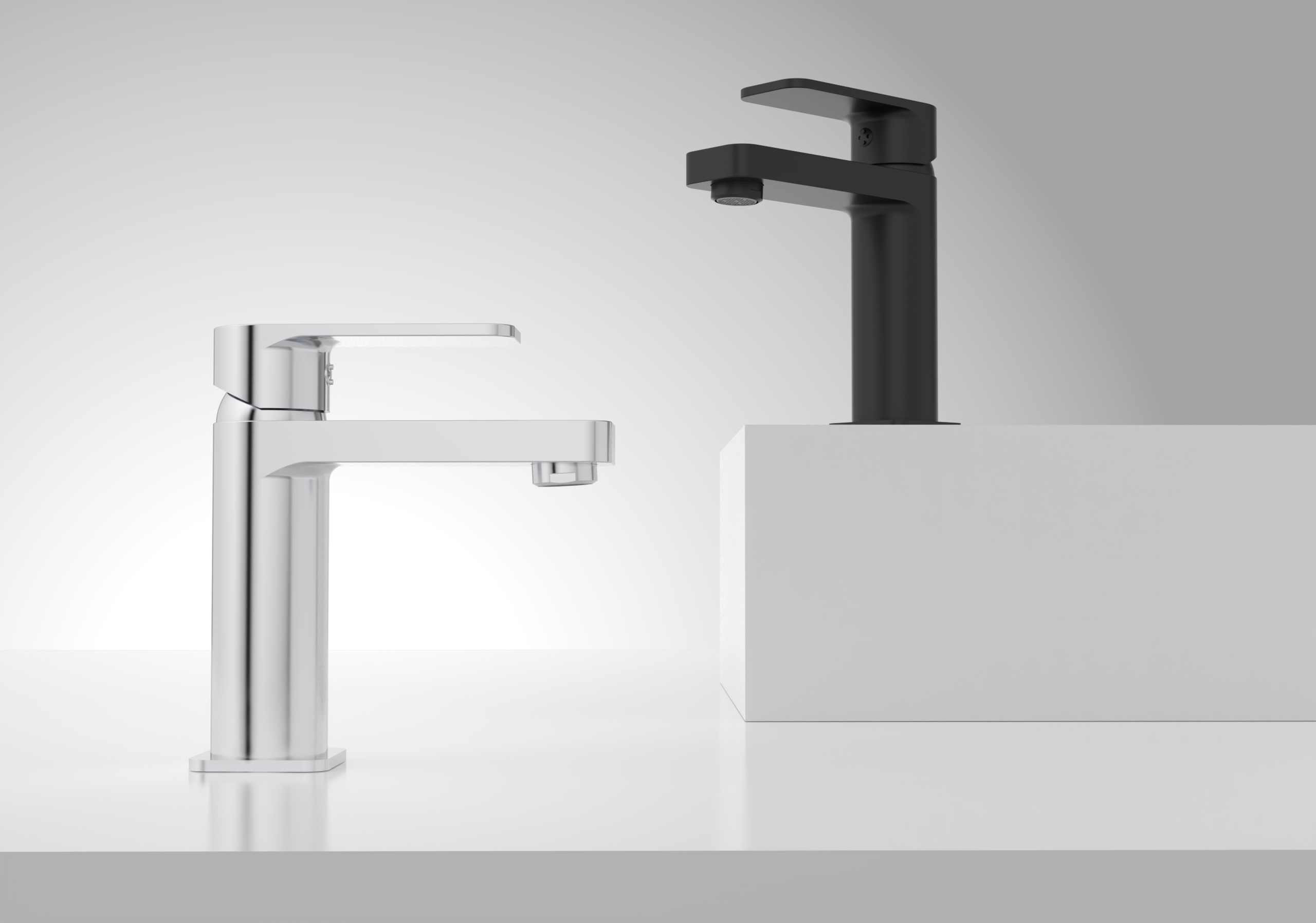 faucets; geometric，