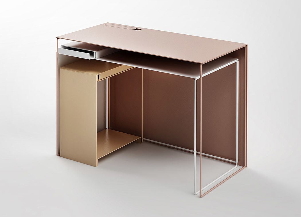 金属家具，办公桌，组合桌椅，
