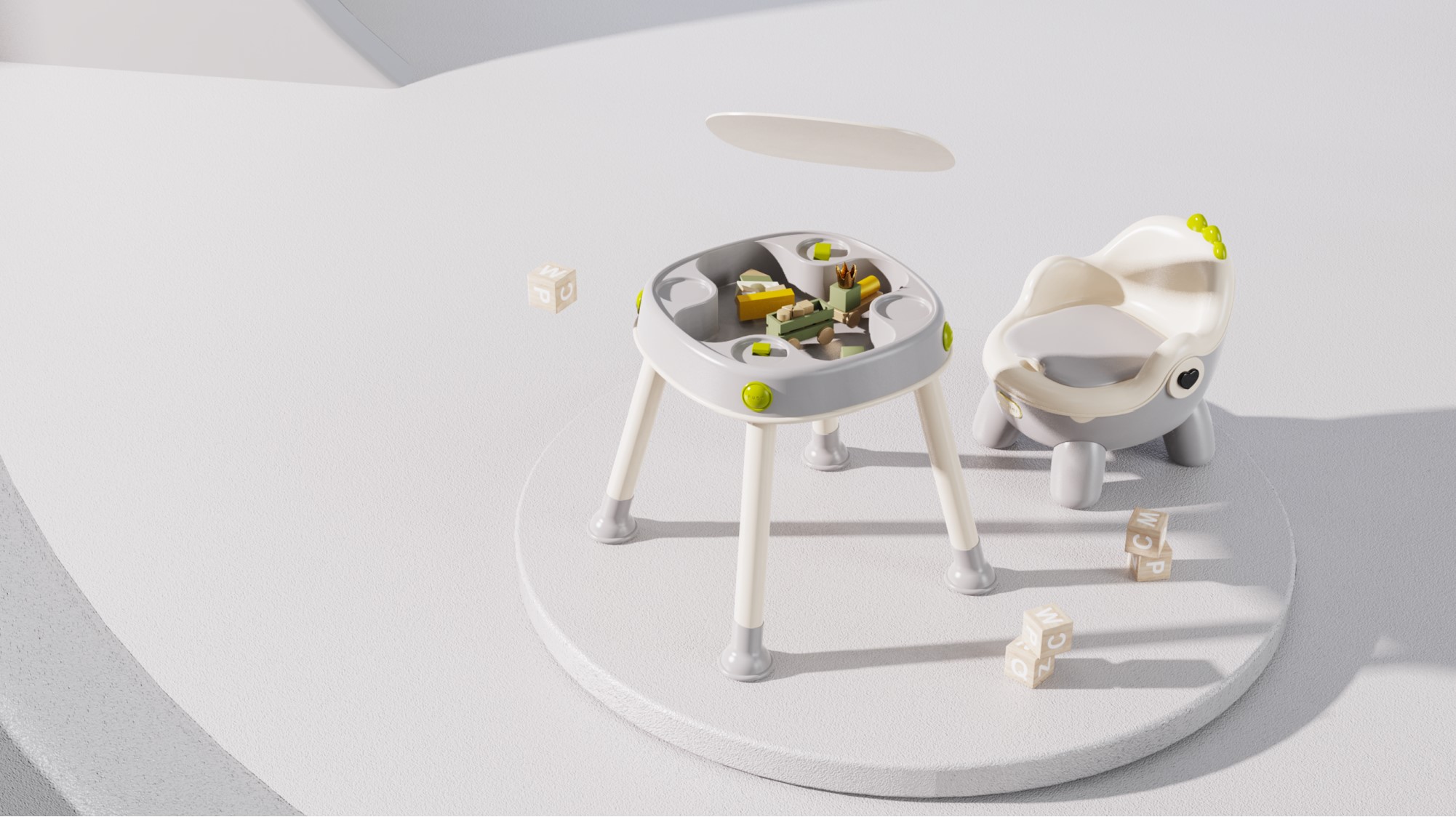 Call chair，industrial design，Mother and baby，