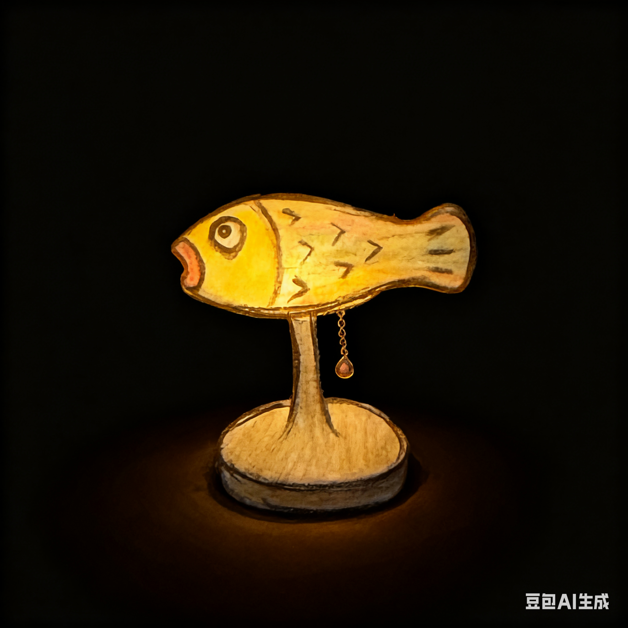 Bean bag，fish，lamp，Desk lamp，interest，Wool Poke，Hand drawn sketch，