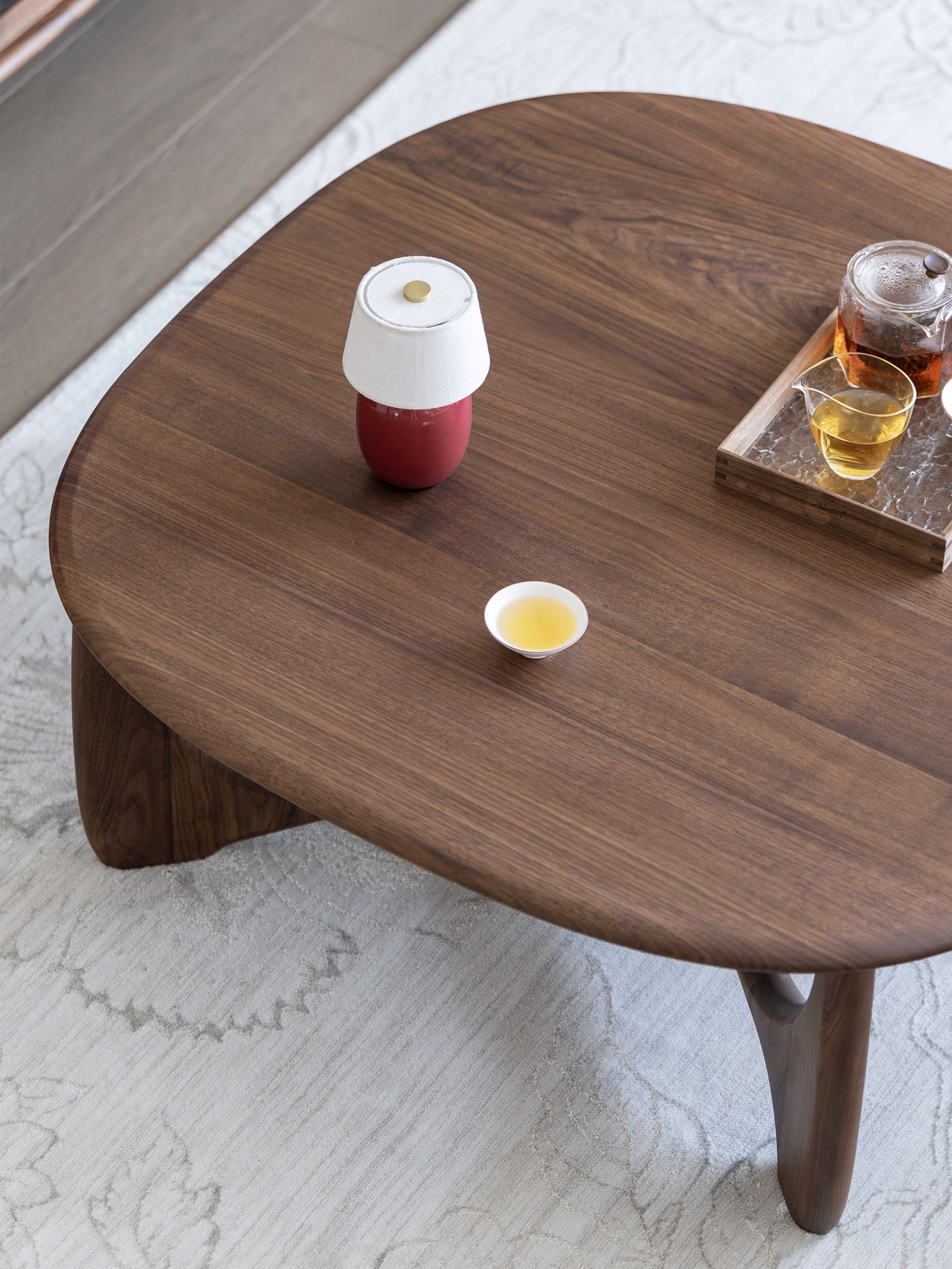 Black walnut furniture，Solid wood furniture，Original design，Residential Furniture，furniture design ，Tea table design，