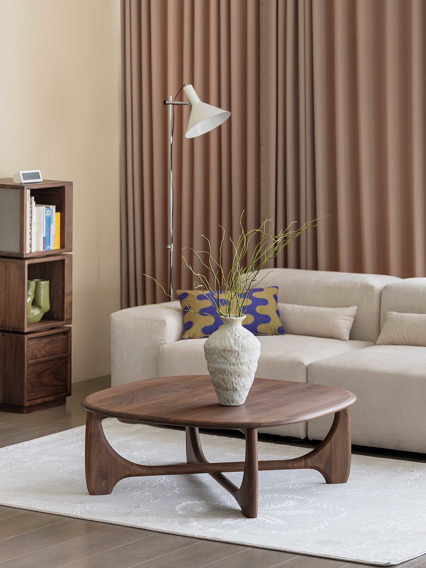 Black walnut furniture，Solid wood furniture，Original design，Residential Furniture，furniture design ，Tea table design，