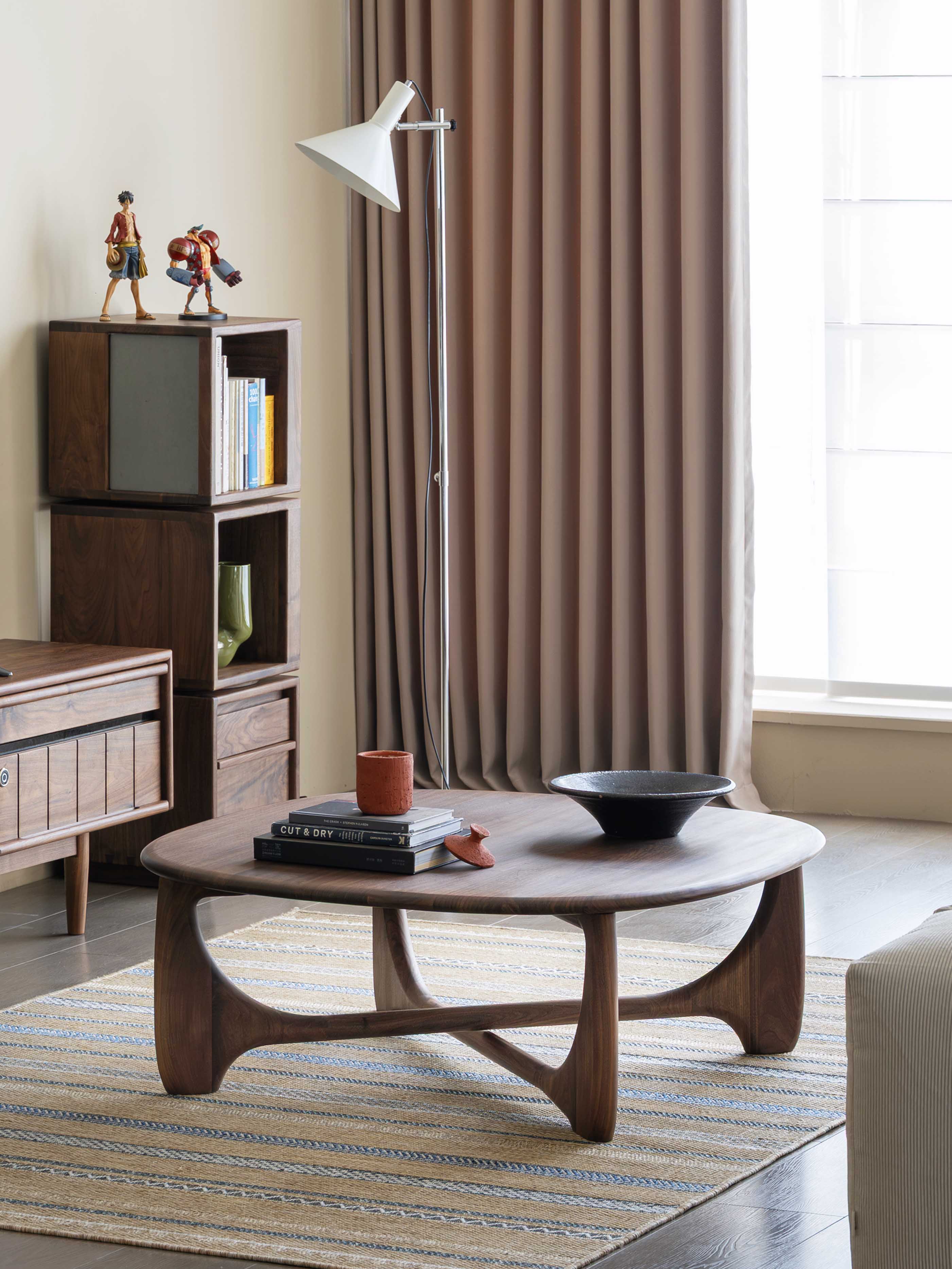 Black walnut furniture，Solid wood furniture，Original design，Residential Furniture，furniture design ，Tea table design，