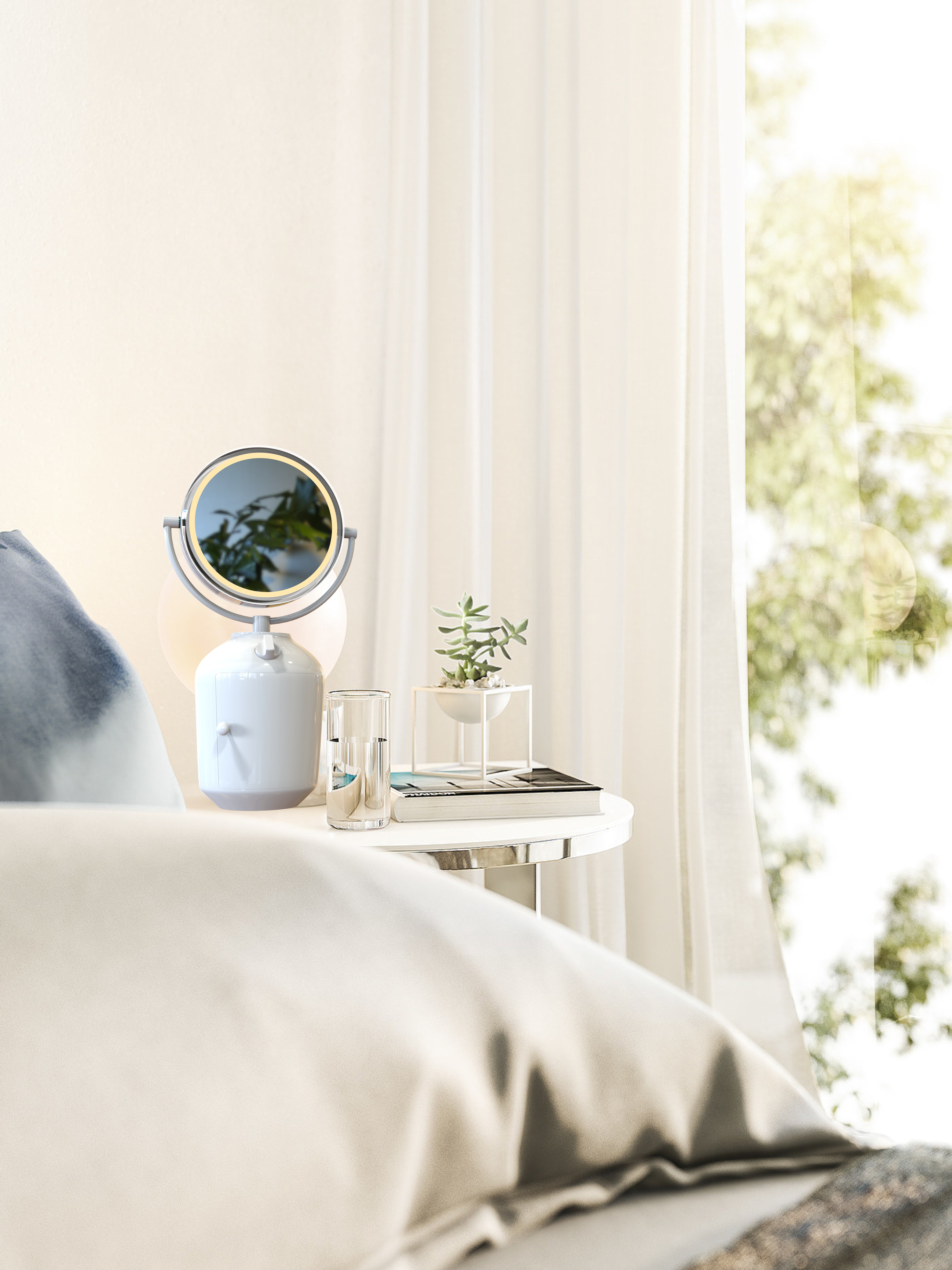 mirror，Led cosmetic mirror，Electronic makeup mirror，Cosmetic mirror，，Disinfection makeup mirror，luminous makeup mirror，